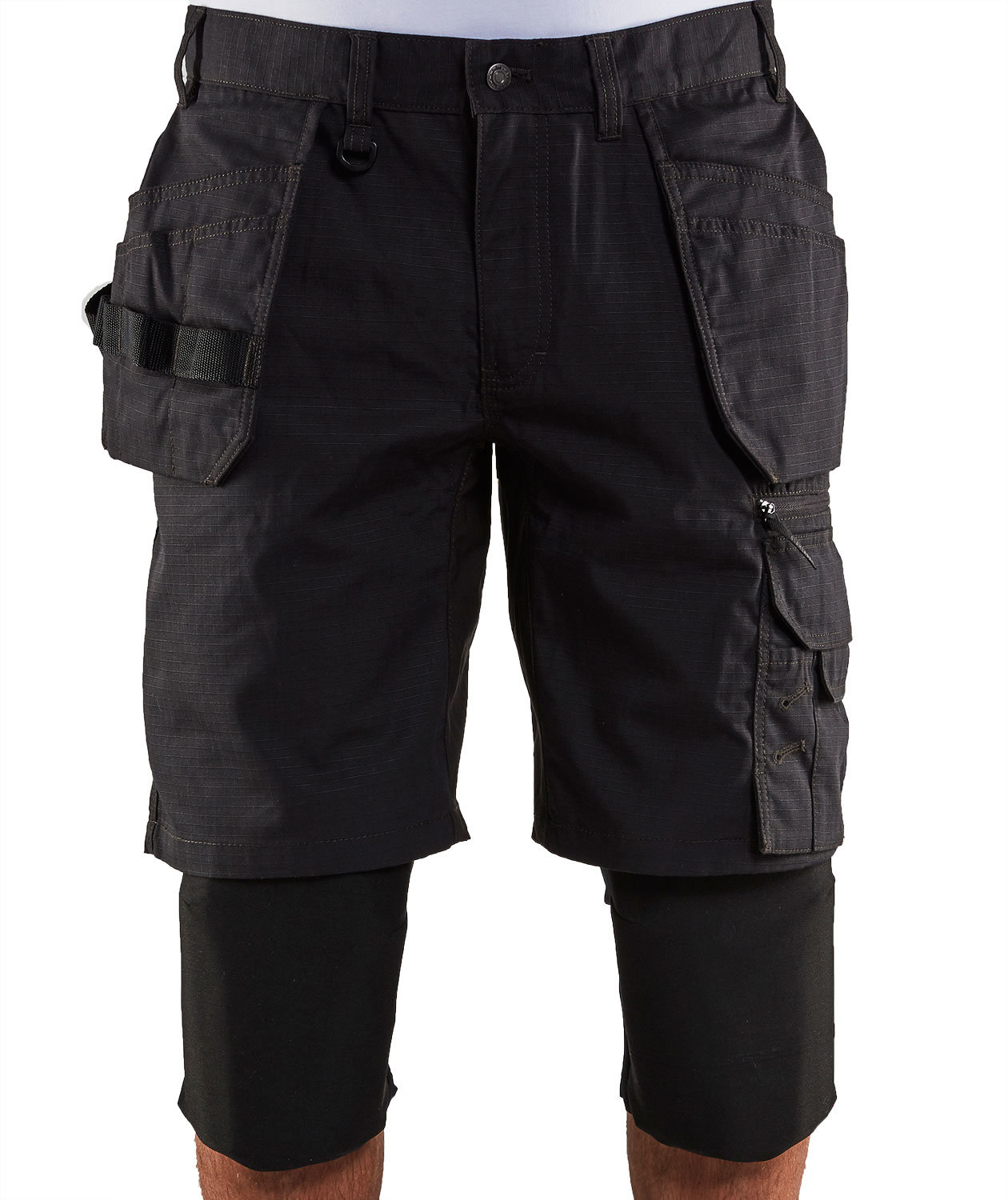 Bl&aring;kl&auml;der knee pad pockets, Black, large image number 3