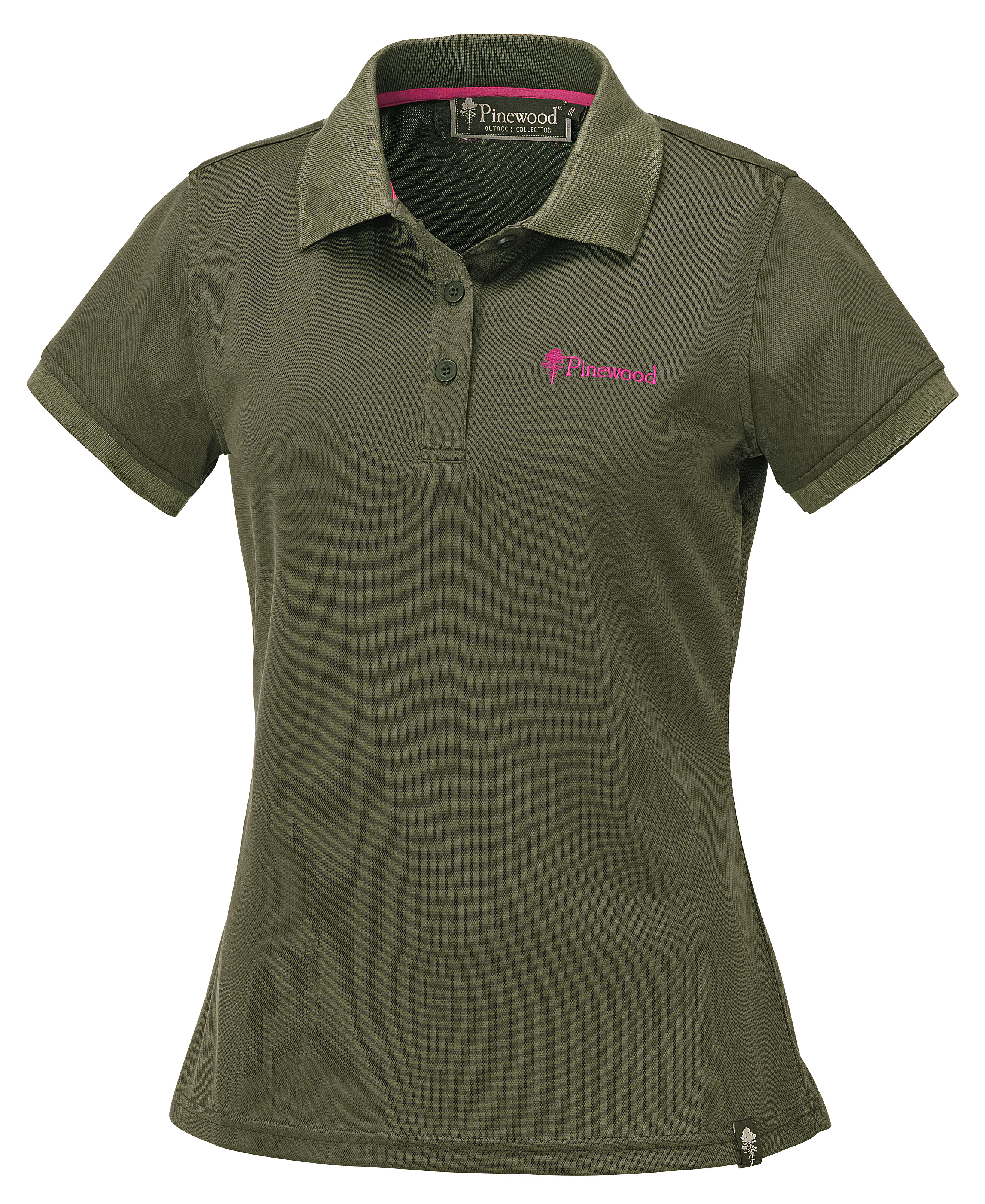 Pinewood  Ramsey dame polo T-shirt, Gr&oslash;n