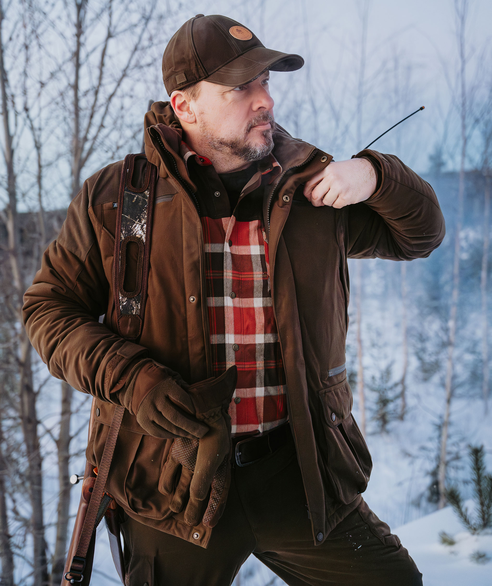 Pinewood Sm&aring;land Forest jakke, Suede Brown, large image number 4