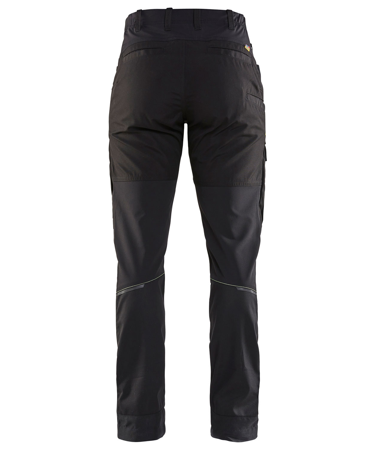 Bl&aring;kl&auml;der arbetsbyxa dam, Svart/M&ouml;rkgr&aring;, large image number 1