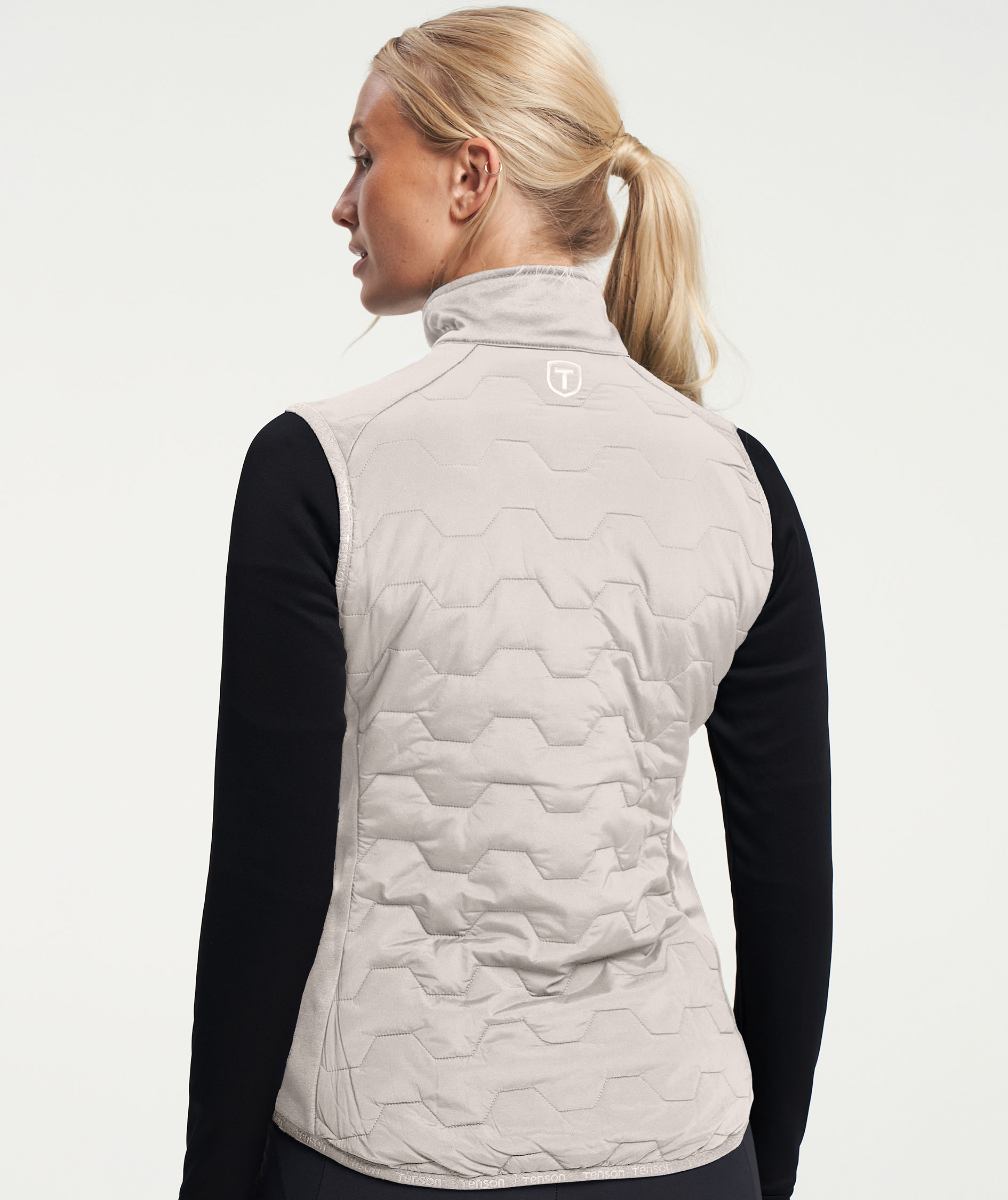 Tenson TXlite women's hybrid vest, Sand, large image number 3