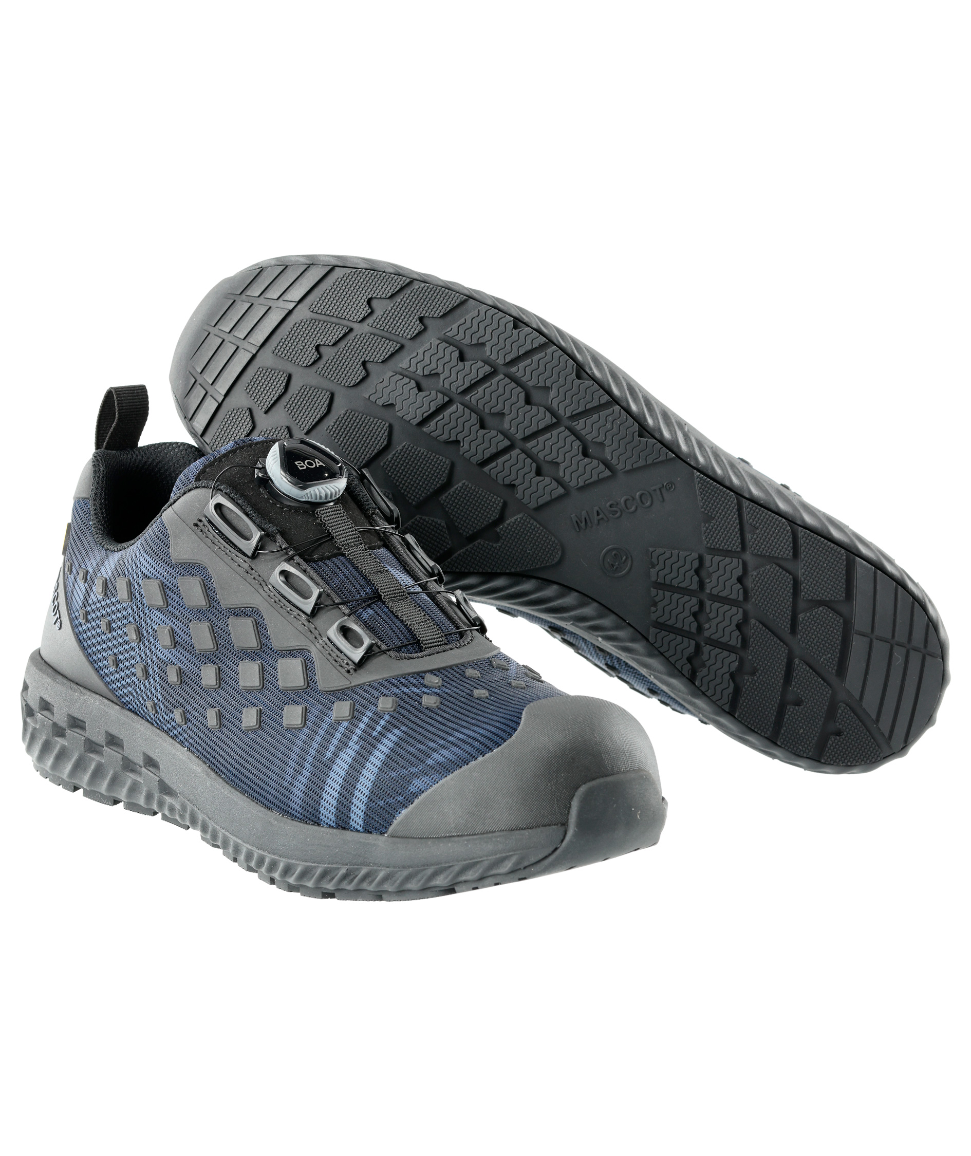 Mascot Customized vernesko S1P, Stenbl&aring;/Svart, Stenbl&aring;/Svart, swatch