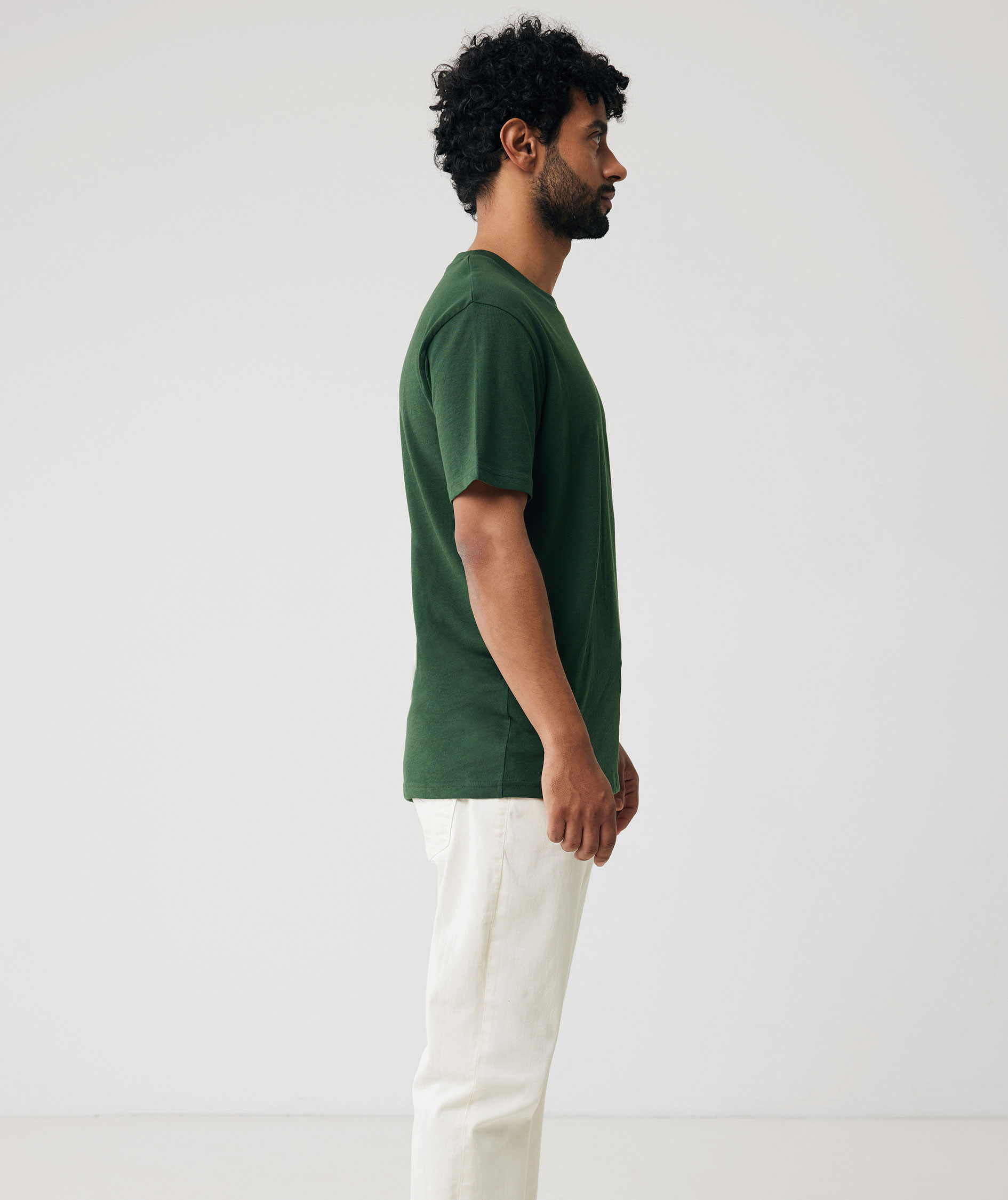 Iqoniq Brett T-shirt, Forest Green, large image number 4