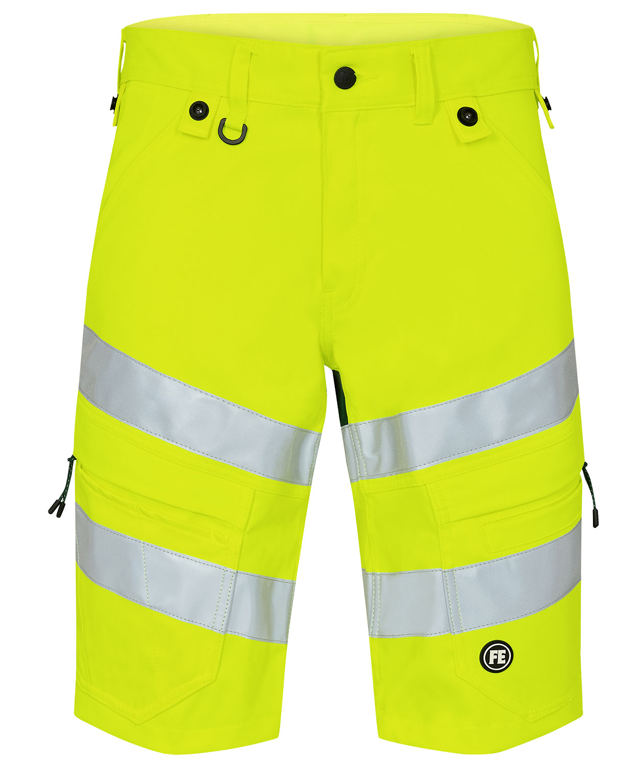 Engel Safety arbeidsshorts, Hi-vis gul/Gr&oslash;nn, Hi-vis gul/Gr&oslash;nn, swatch