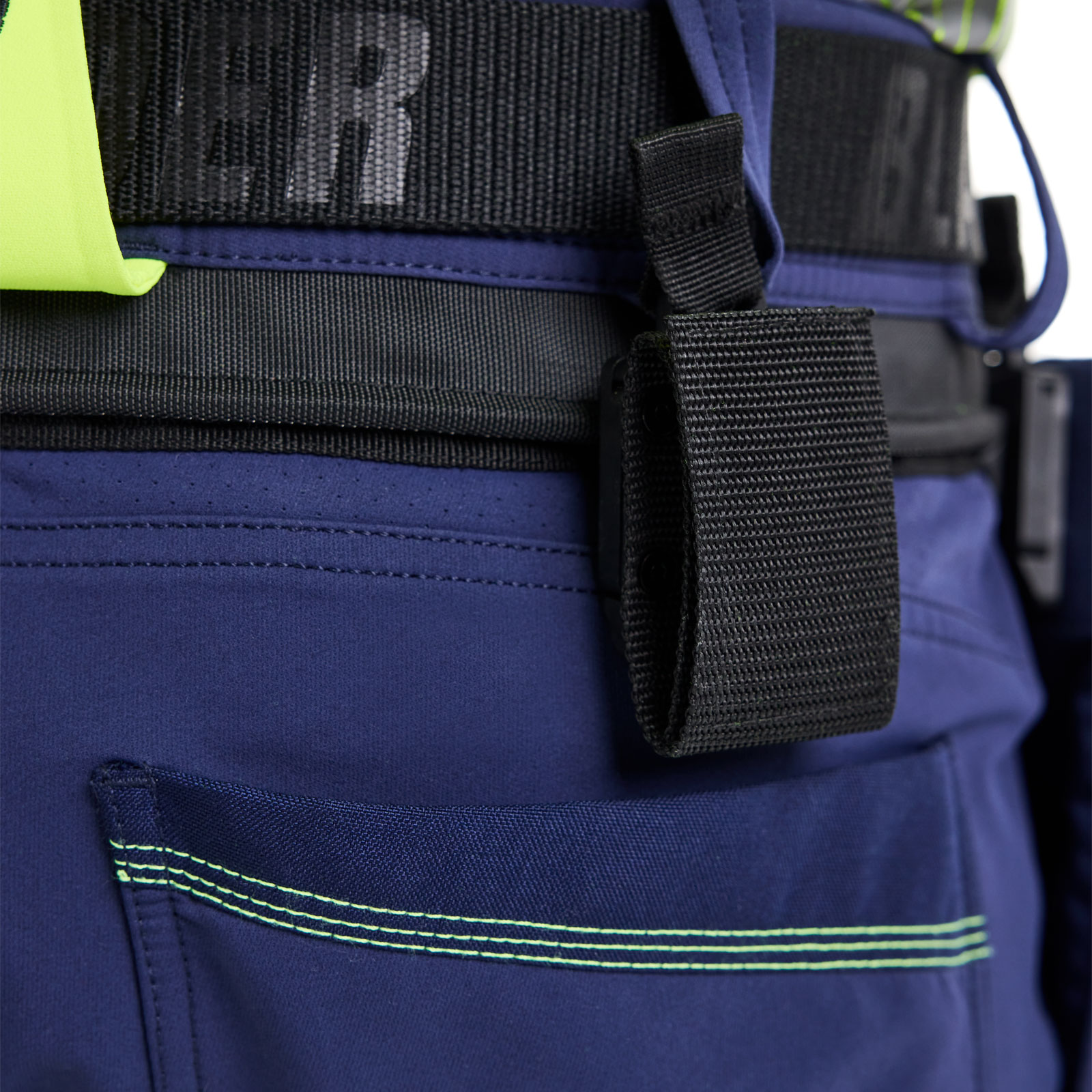 Bl&aring;kl&auml;der ToolRig&trade; craftsman trousers full stretch, Marine/Hi-Vis yellow, large image number 9