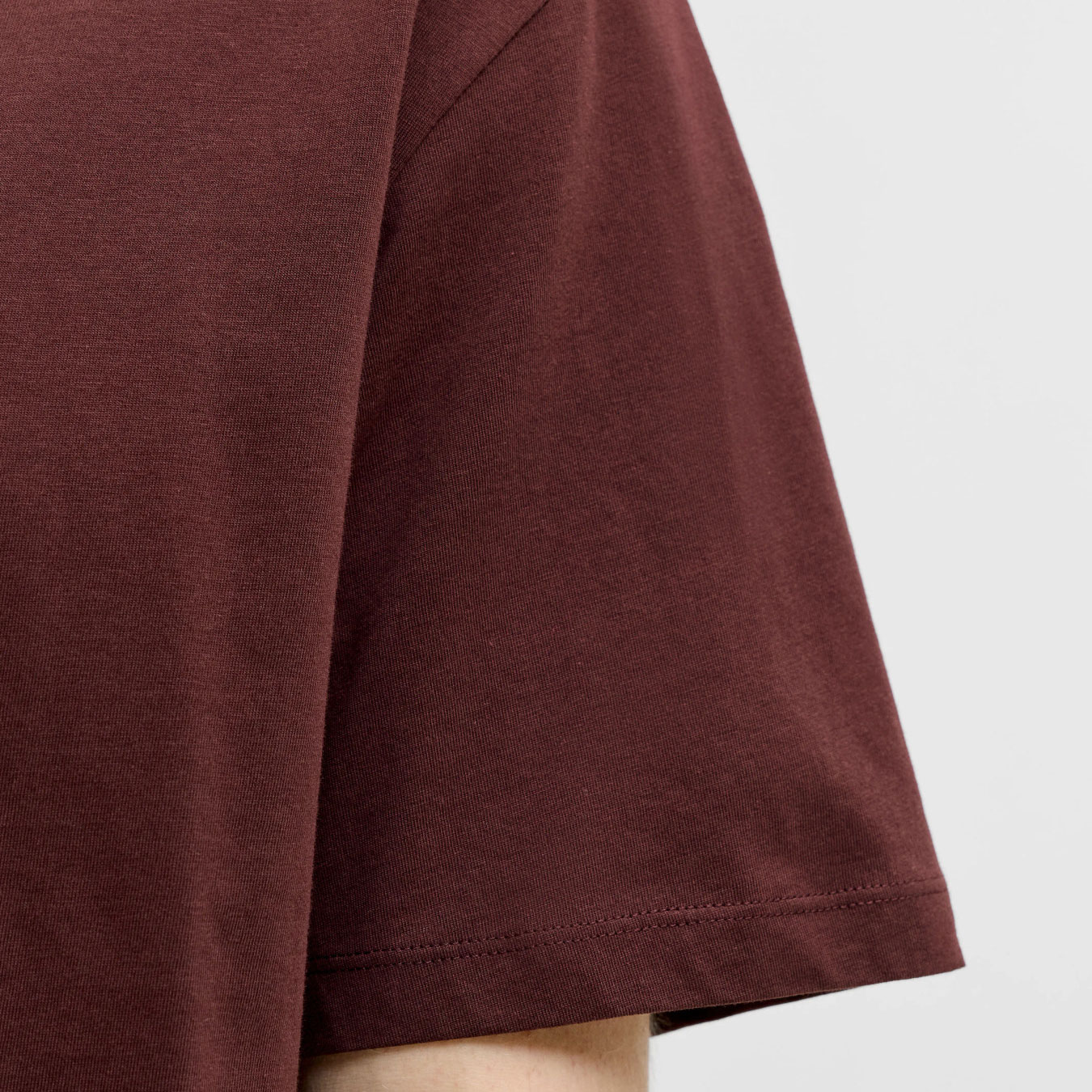 Jack & Jones JJEORGANIC basic T-skjorte, Bitter Chocolate, large image number 5