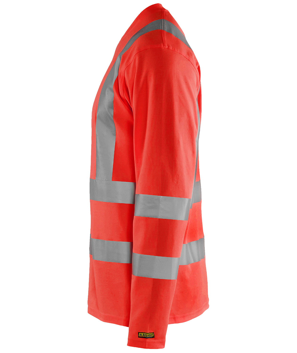 Bl&aring;kl&auml;der l&aring;ng&auml;rmad T-shirt, Varsel R&ouml;d, large image number 3