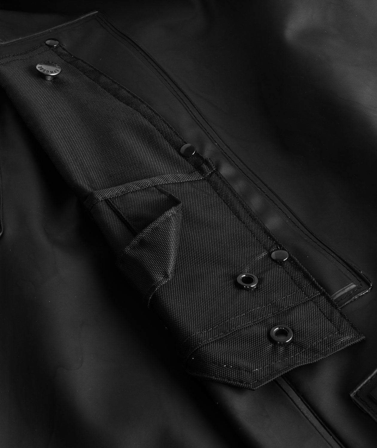 Lyngs&oslash;e PU/PVC Regenhose, Schwarz, large image number 3