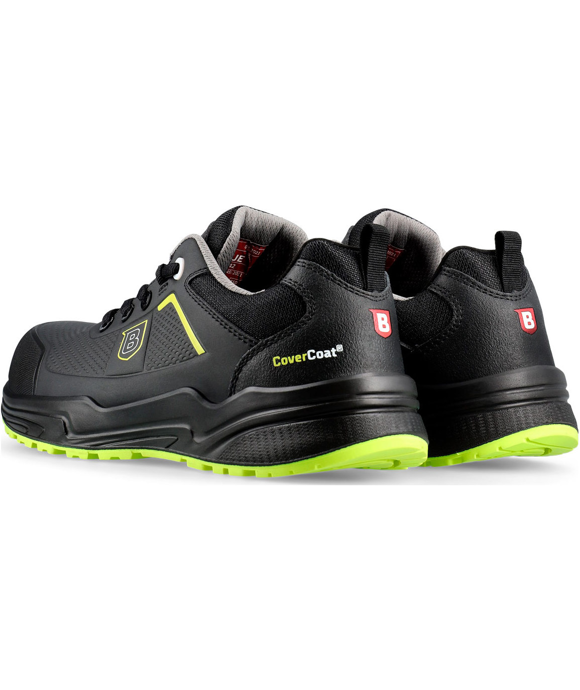 2.Sortering Brynje Active vernesko S3, Svart, Svart, large image number 4