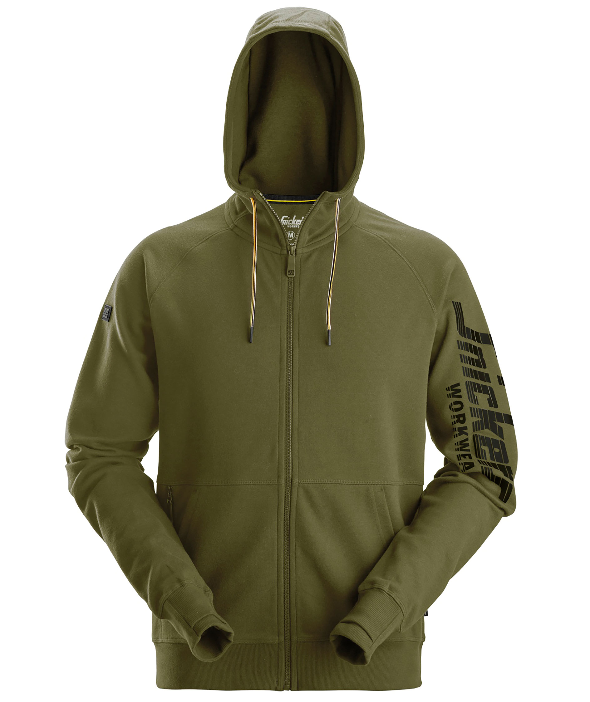 Snickers logo hettegenser med glidel&aring;s 2895