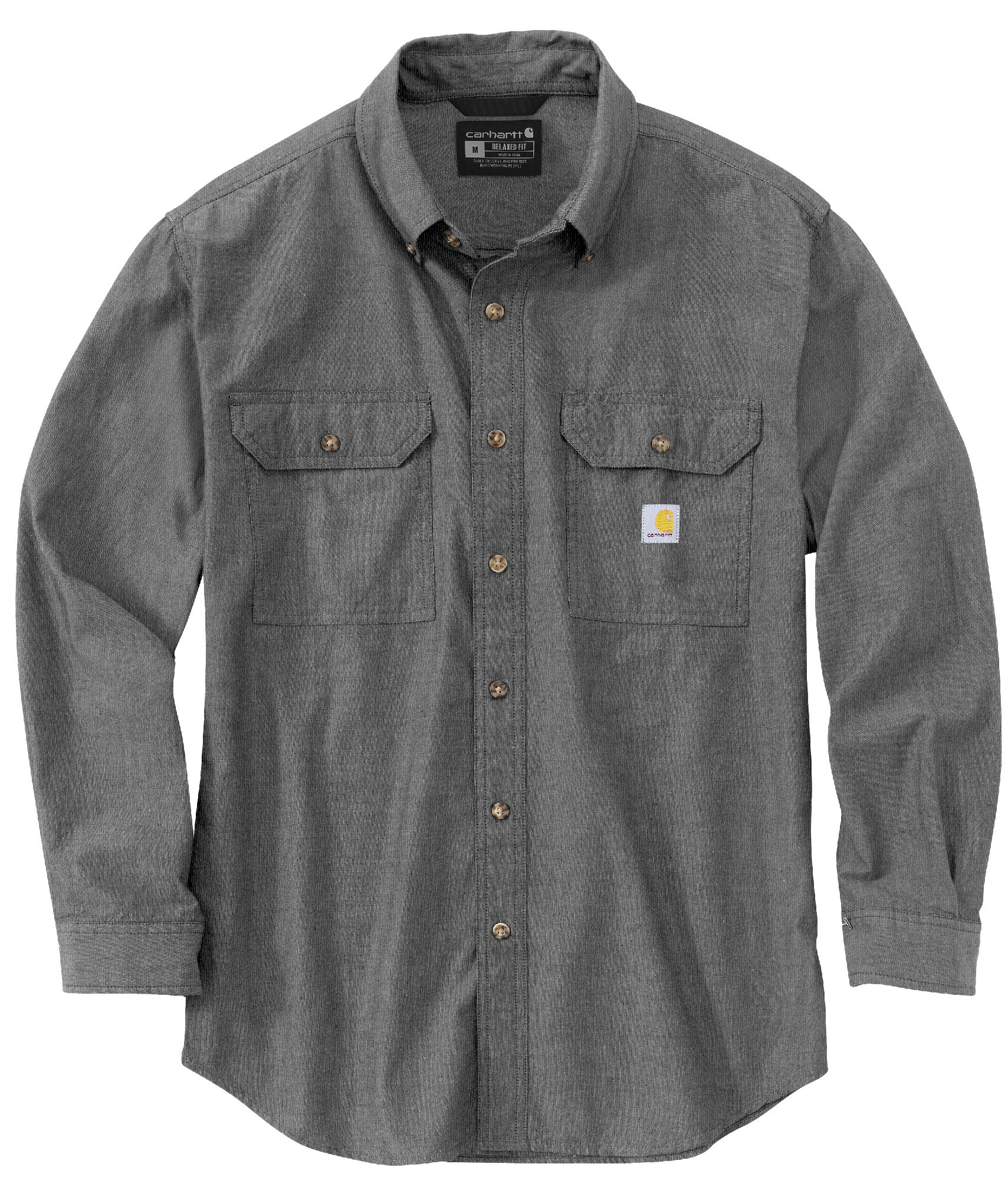 Carhartt Chambray skjorte, Black Chambray