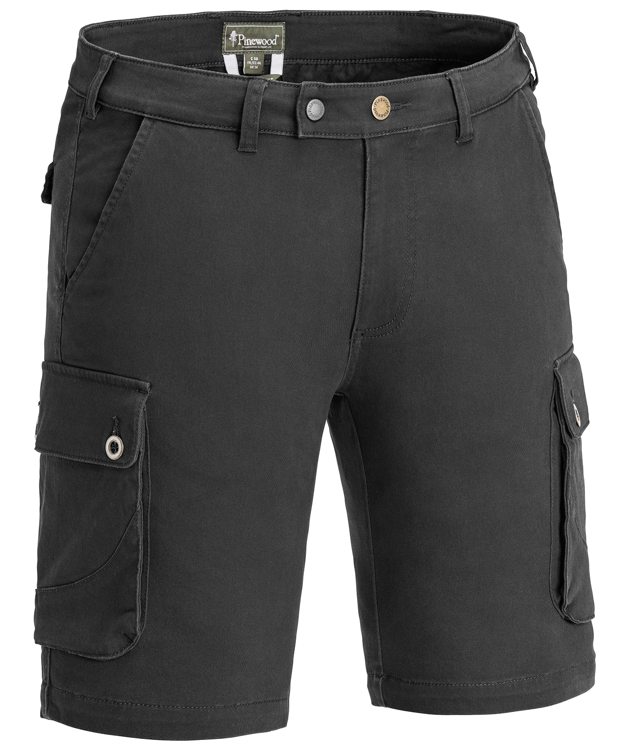 Pinewood Serengeti jagt- og friluftsshorts, Dark Anthracite, large image number 0