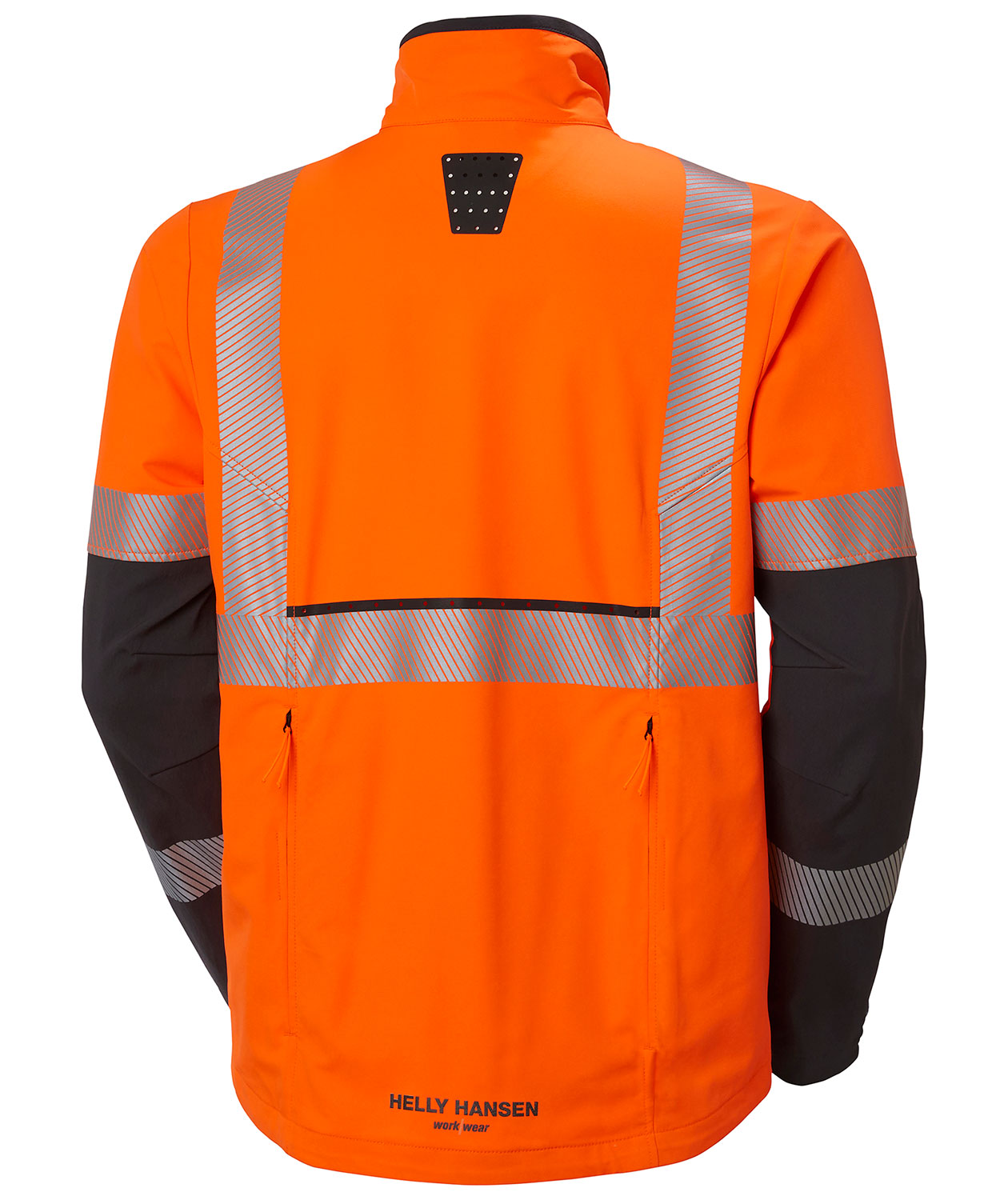 Helly Hansen ICU BRZ arbejdsjakke full stretch, Hi-vis Orange/Ebony, large image number 3