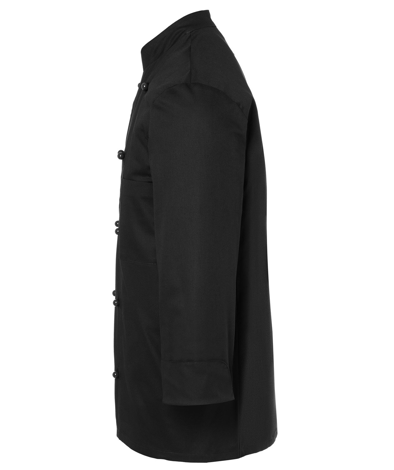 Karlowsky Thomas chefs jacket without buttons, Black, large image number 4