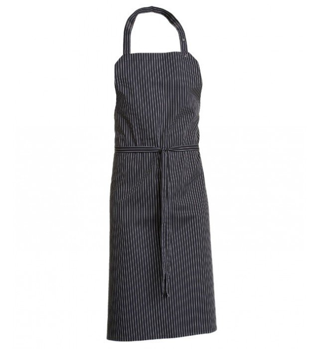 Nybo Workwear&nbsp;bib apron, Black/White, Black/White, large image number 0