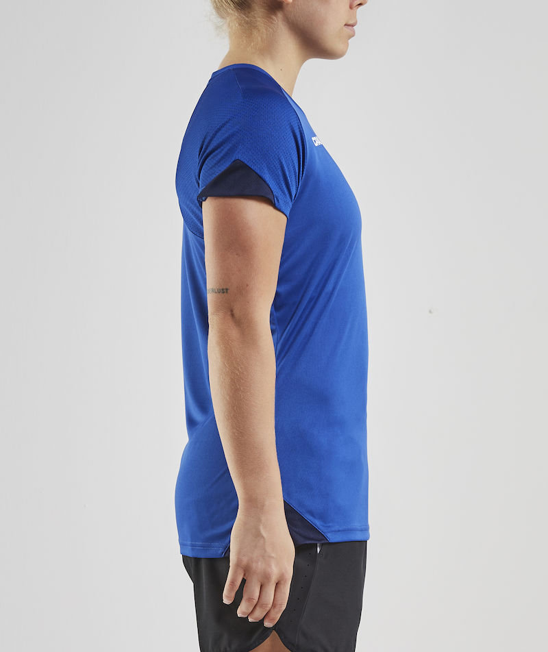 Craft Pro Control Impact dame T-skjorte, Navy/Club cobolt, large image number 4