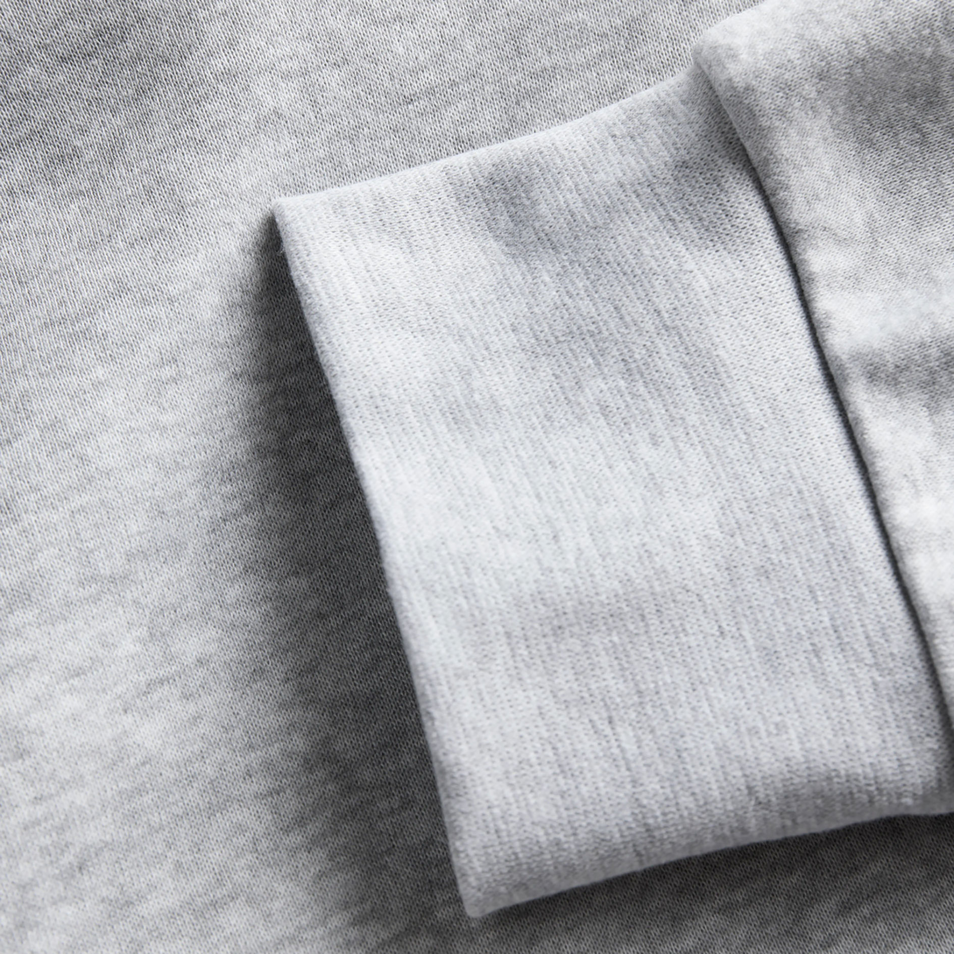 Jack & Jones JACOLLIE PLAIN Sweatshirt, Light Grey Melange, large image number 3
