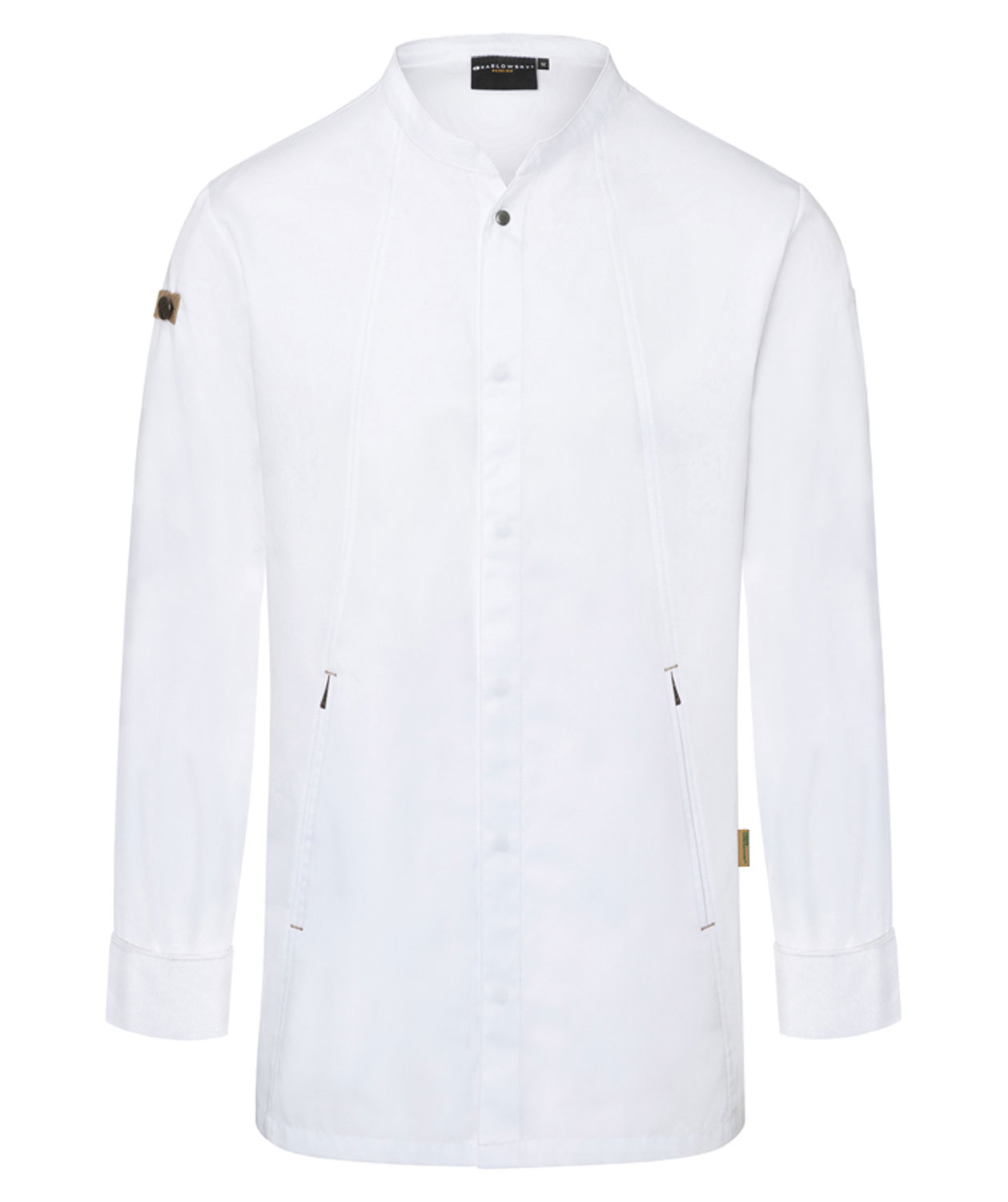 Karlowsky Green-generation chefs jacket, White