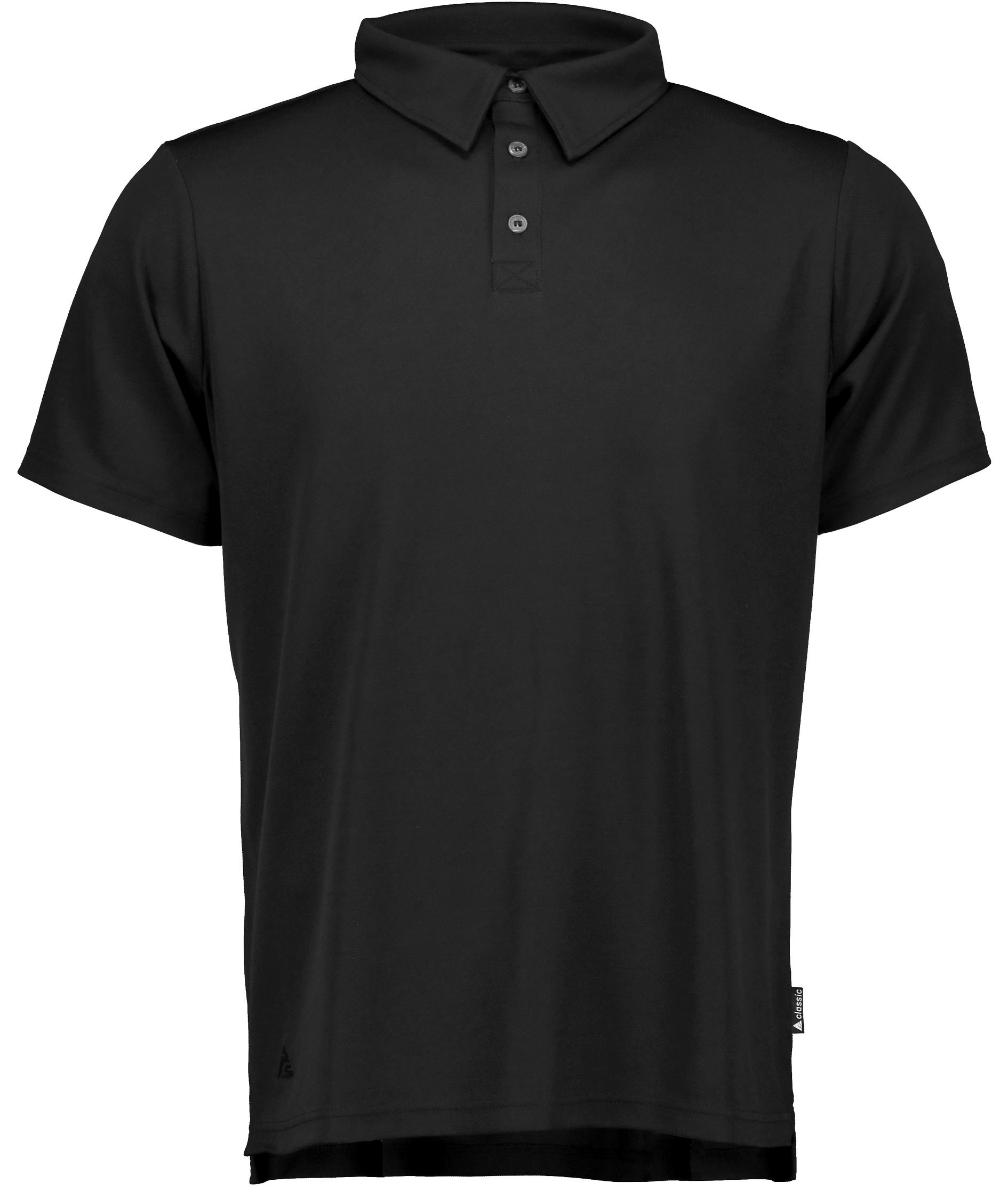 Pitch Stone Tech Wool polo T-shirt, Black