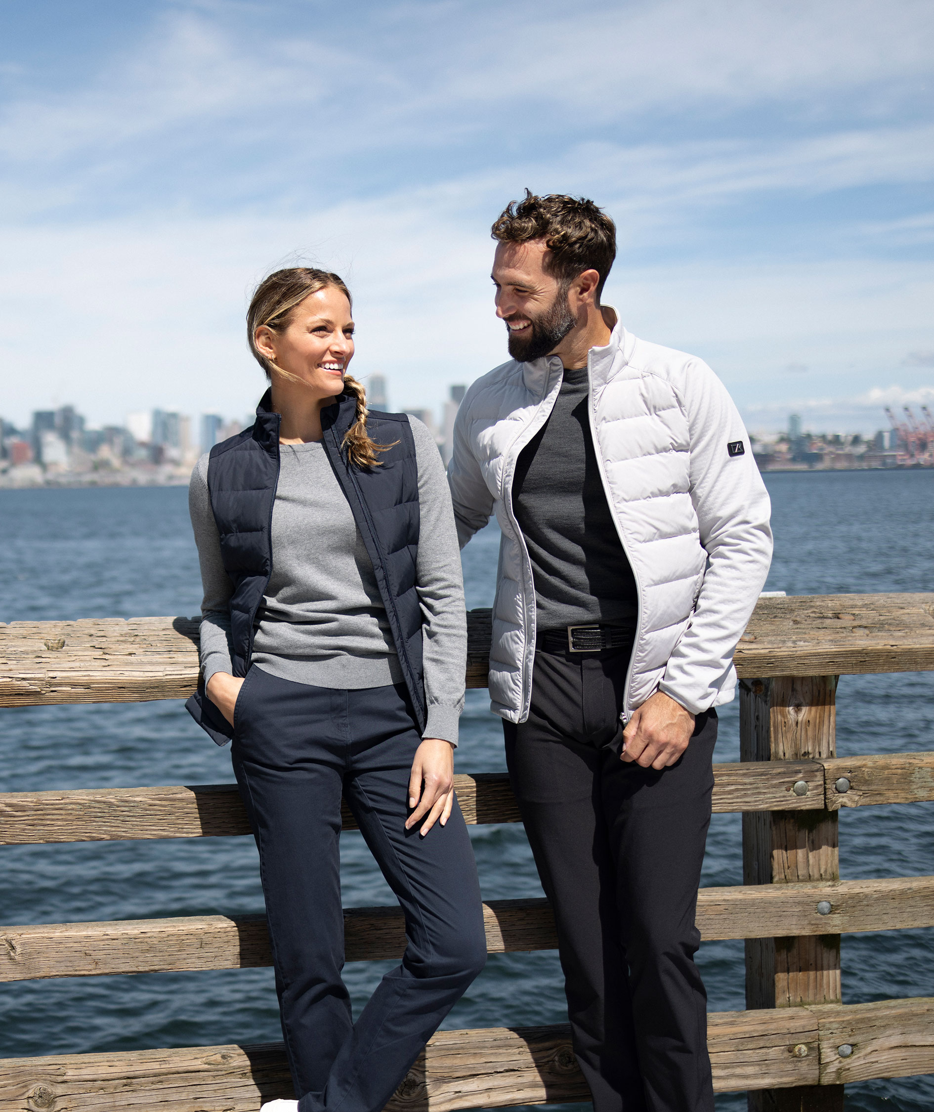 Cutter & Buck Oak Harbor jacka, Silver