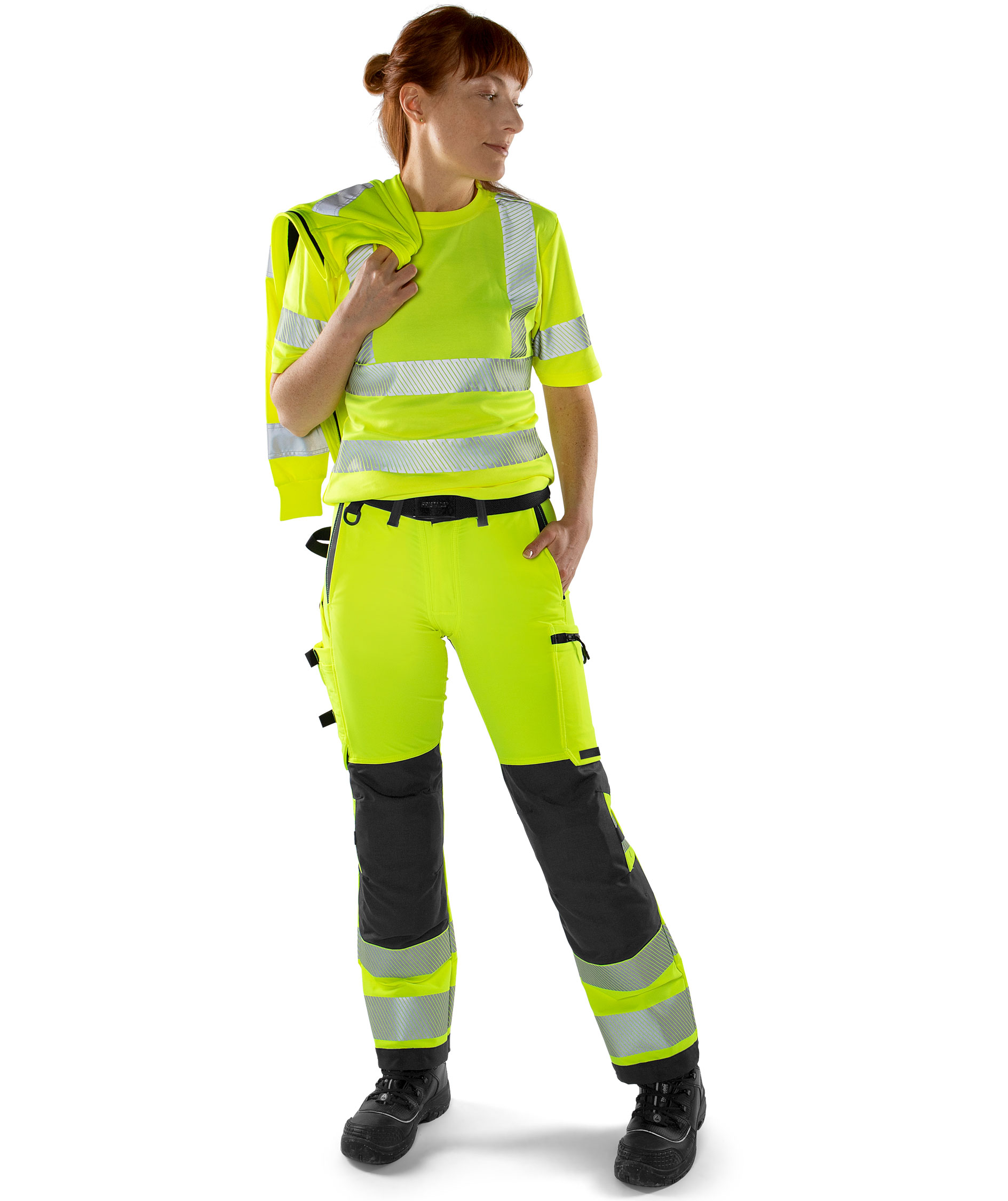 Fristads Green 2665 GSTP arbetsbyxa dam full stretch