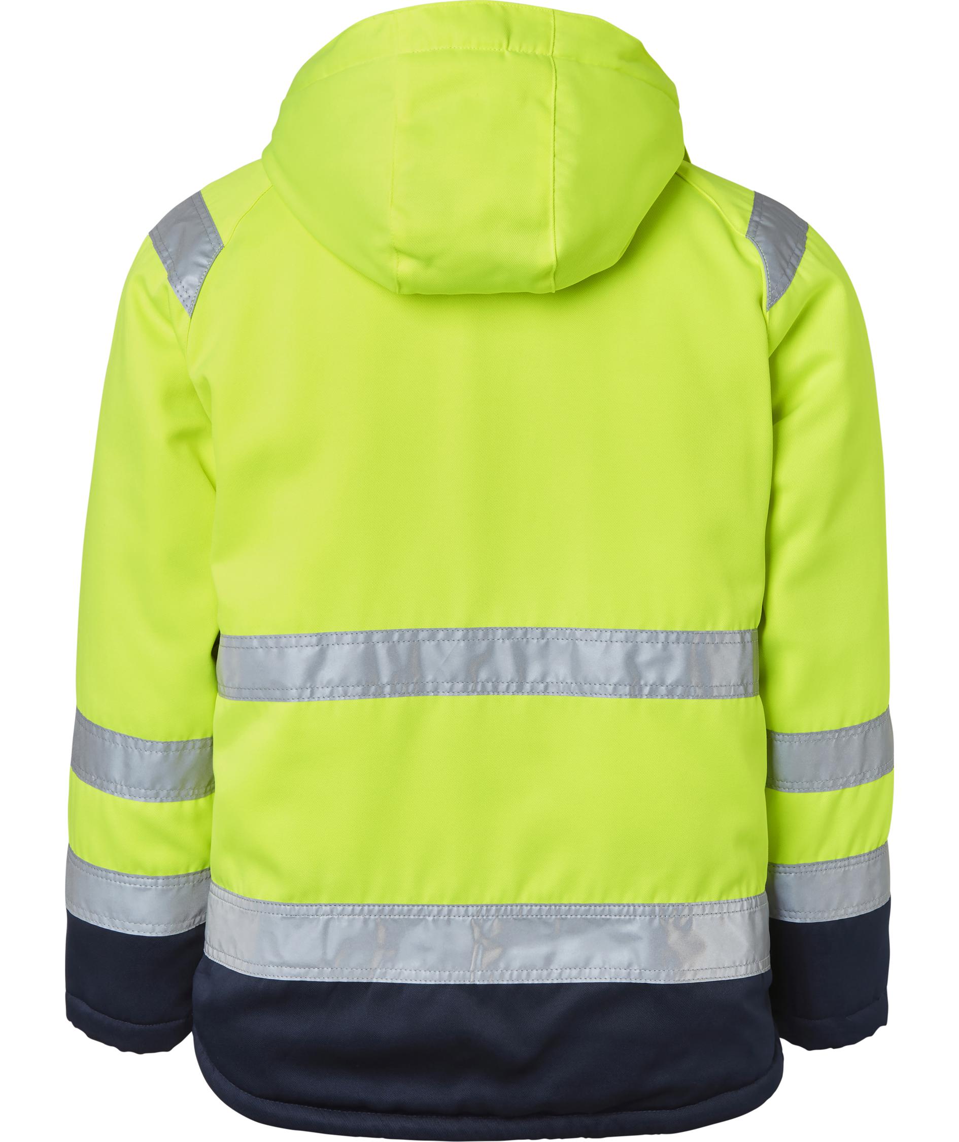 Top Swede vinterjakke 131, Hi-Vis Gul/Navy, large image number 1