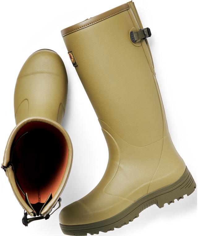 Gateway1 Pheasant Game 18" 5mm side-zip gummist&ouml;vlar, Cedar Olive, large image number 4