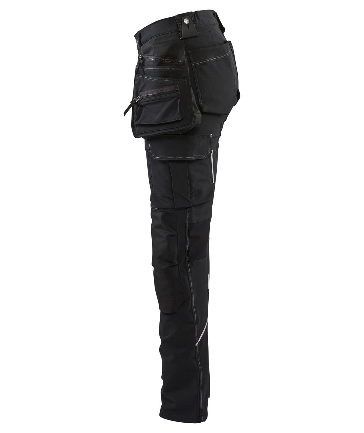Bl&aring;kl&auml;der woman's craftsman trousers full stretch, Black, large image number 3