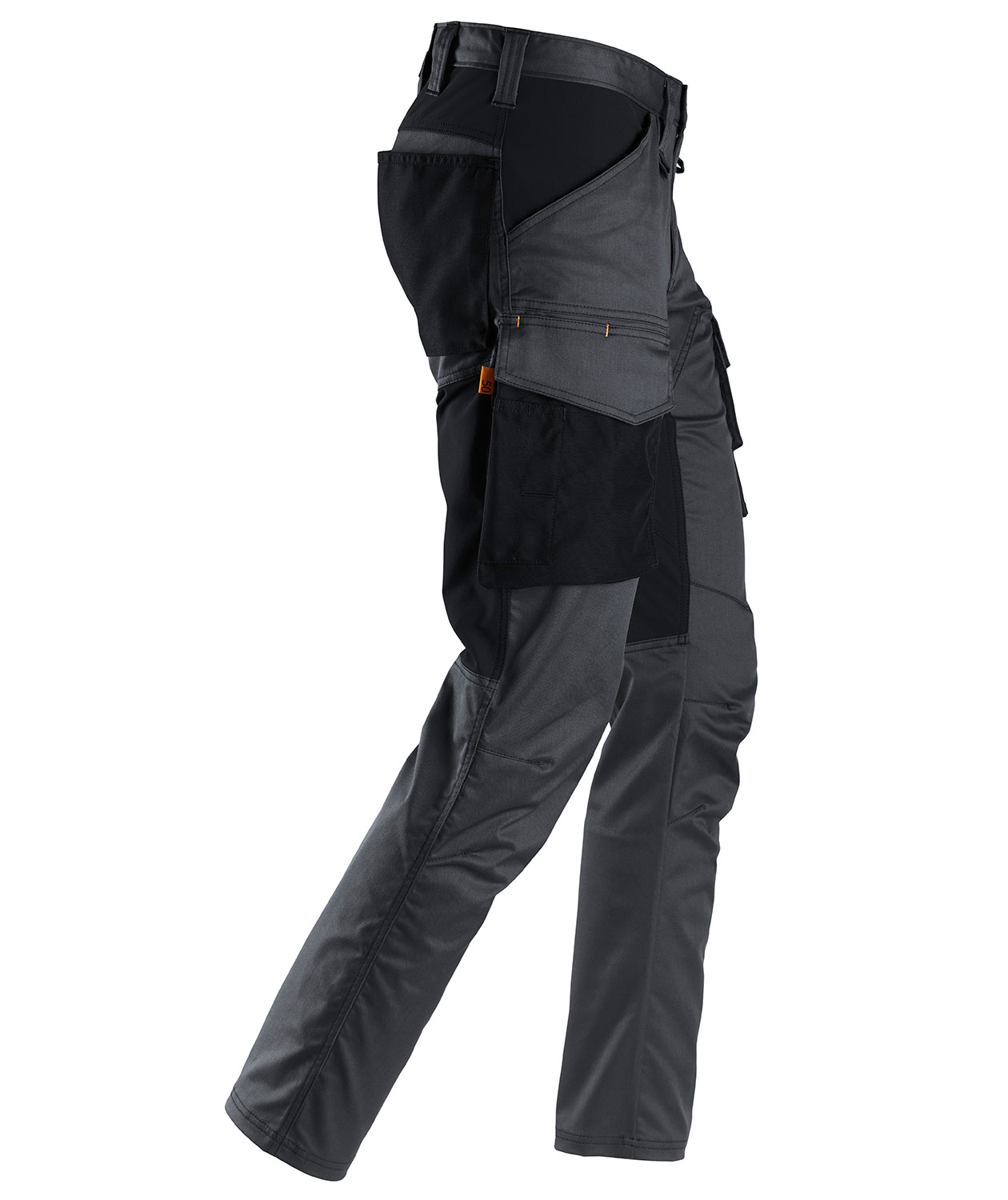 Snickers&nbsp;AllroundWork servicebukser 6803, St&aring;lgr&aring;/Sort, large image number 3