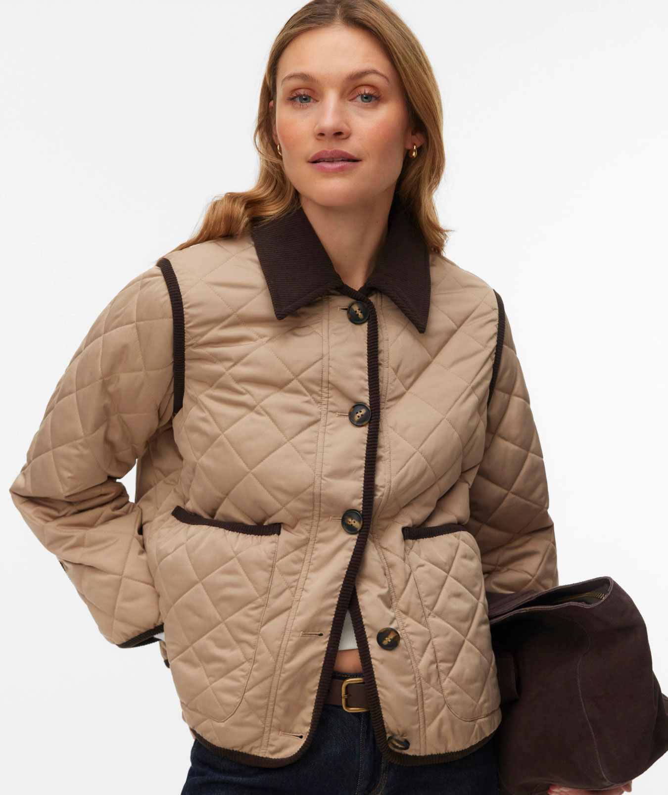 Vero Moda VMEMILY jacka dam, Silver Mink, large image number 3
