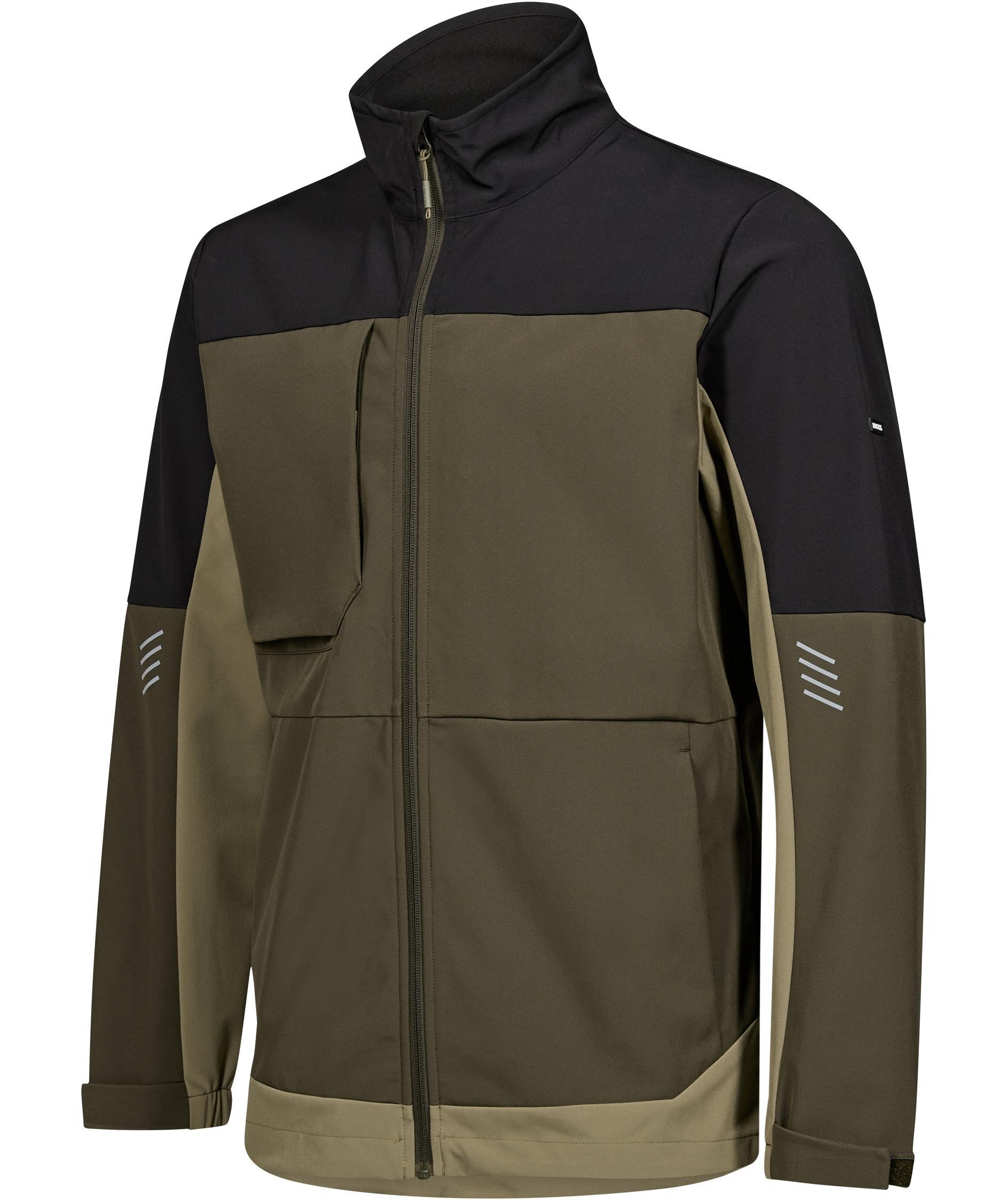 Engel Entire softshelljacka, Forest Green/Black, large image number 5