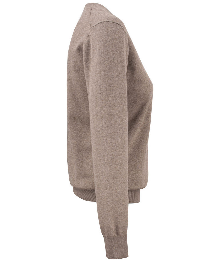 Cutter & Buck Oakville stickad tr&ouml;ja dam, Nougat Melange, large image number 2