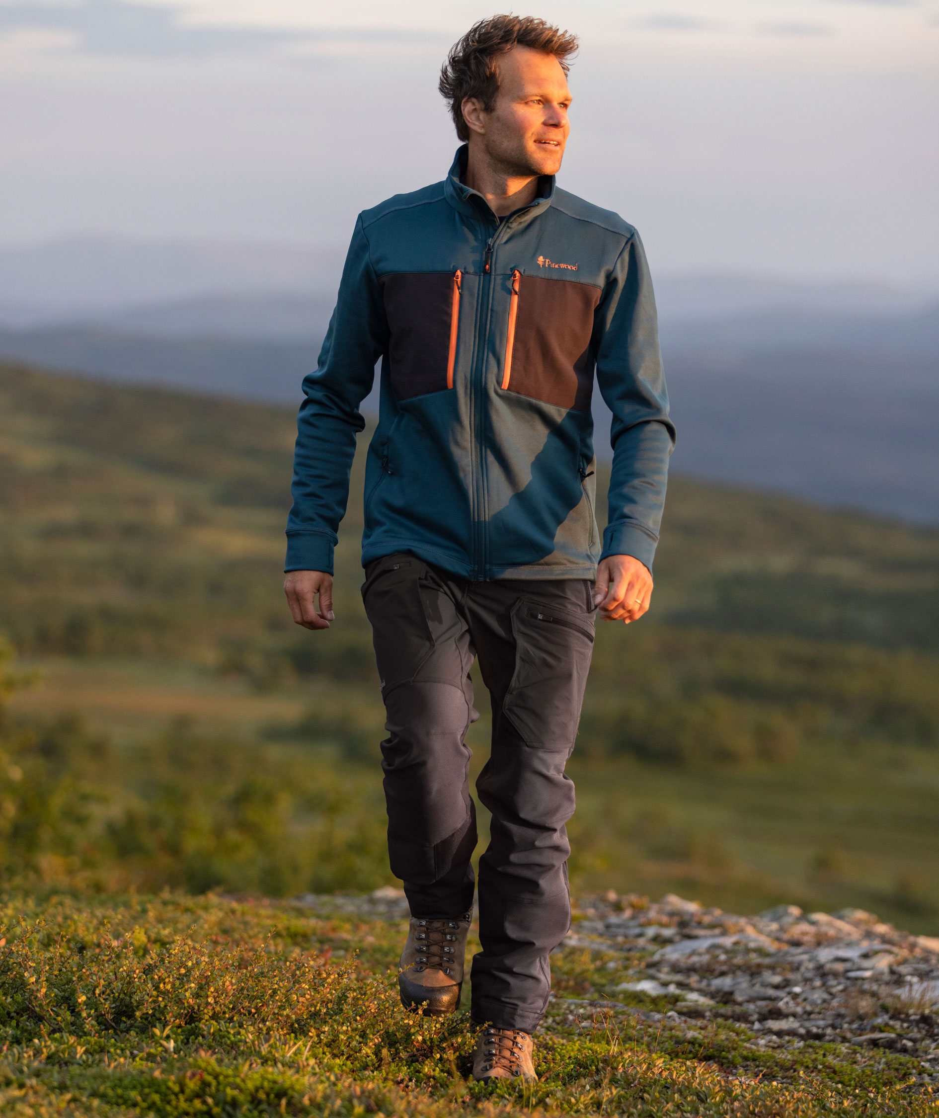 Pinewood Abisko Adventure jagtbukser, Sort, large image number 5