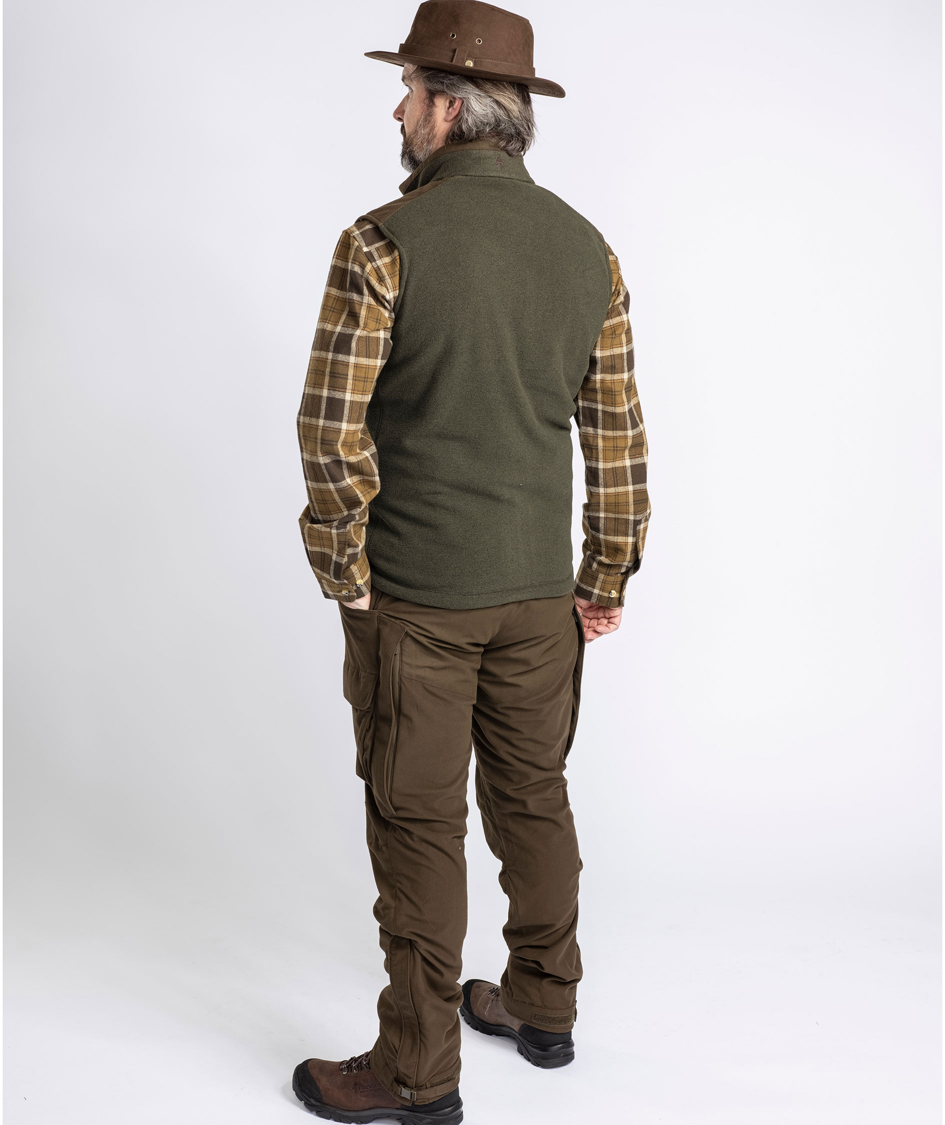 Pinewood&nbsp;Sm&aring;land Forest fleecevest, Hunting Green, large image number 4