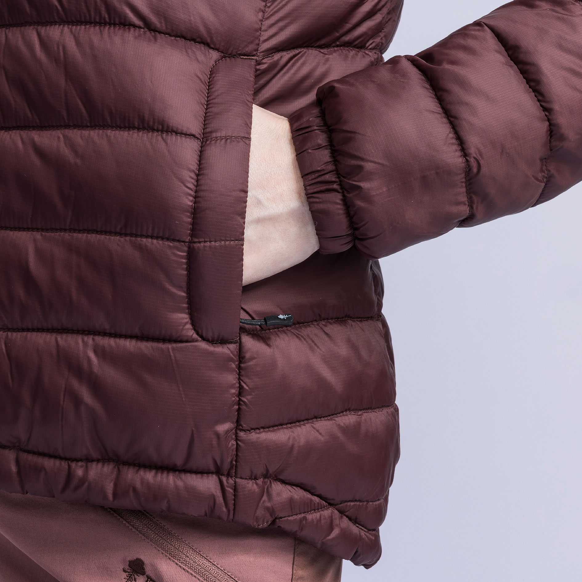 Pinewood&nbsp;Abisko Insulation vatteret damejakke, Earth Plum, large image number 6