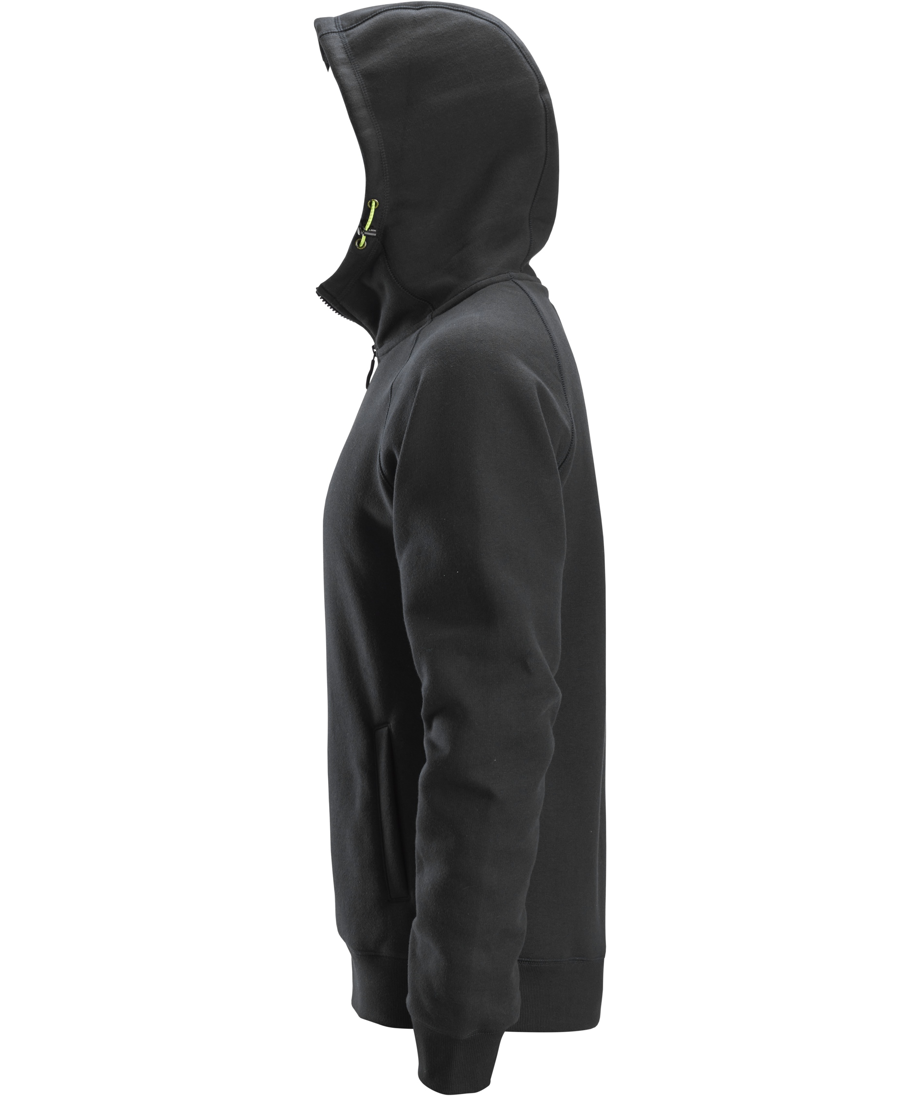 Snickers Logo hettegenser med glidel&aring;s 2846, Black, large image number 4