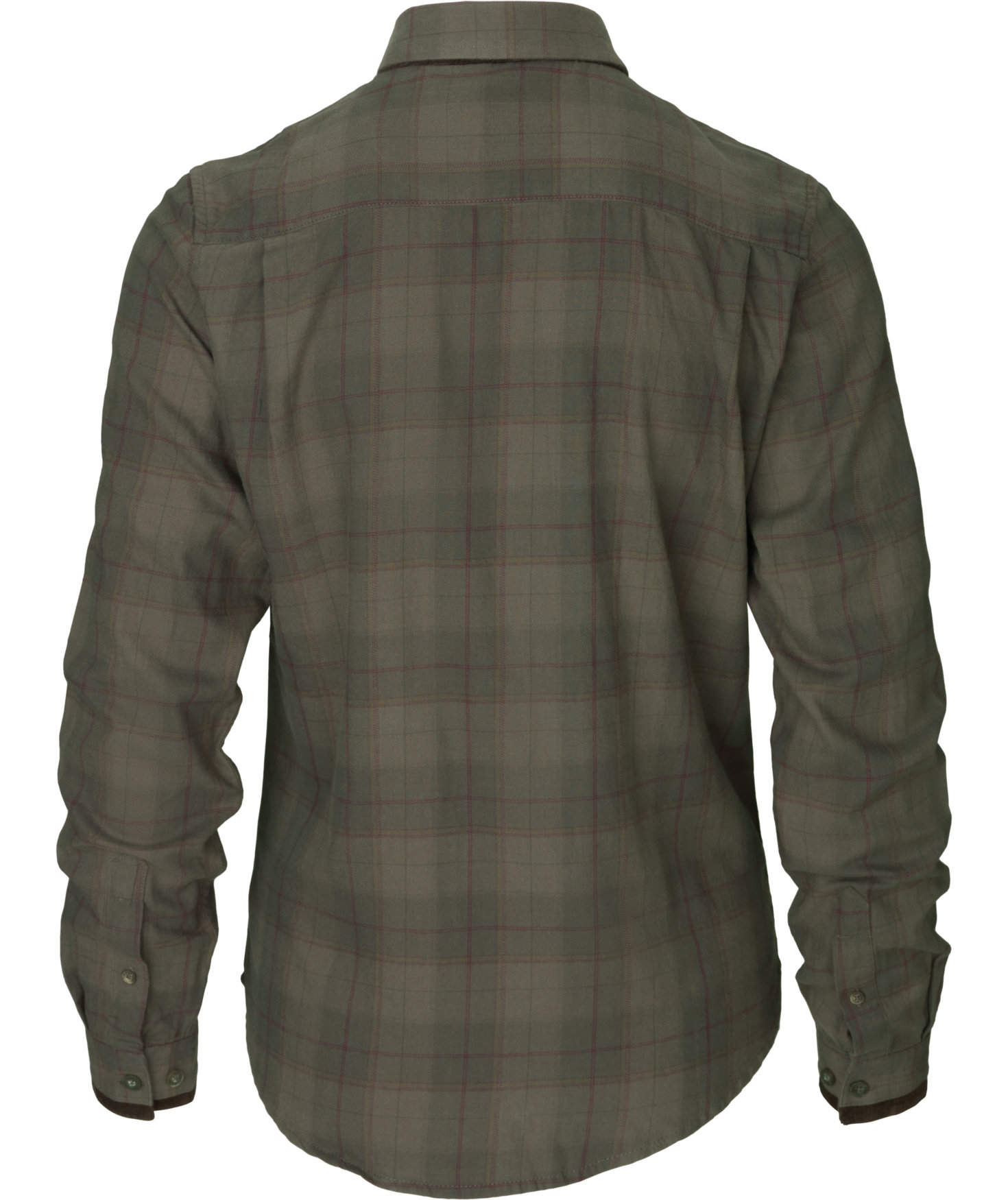 Seeland Range Damen Flanellhemd, Pine green check