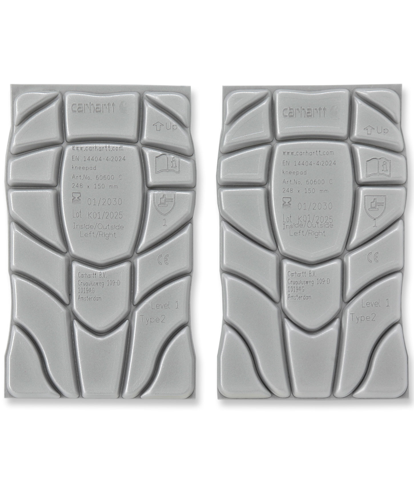 Carhartt kn&auml;skydd, Gray, Gray, large image number 2