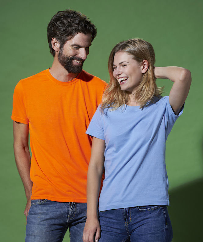 Clique New Classic T-shirt, Varsel Orange, large image number 4