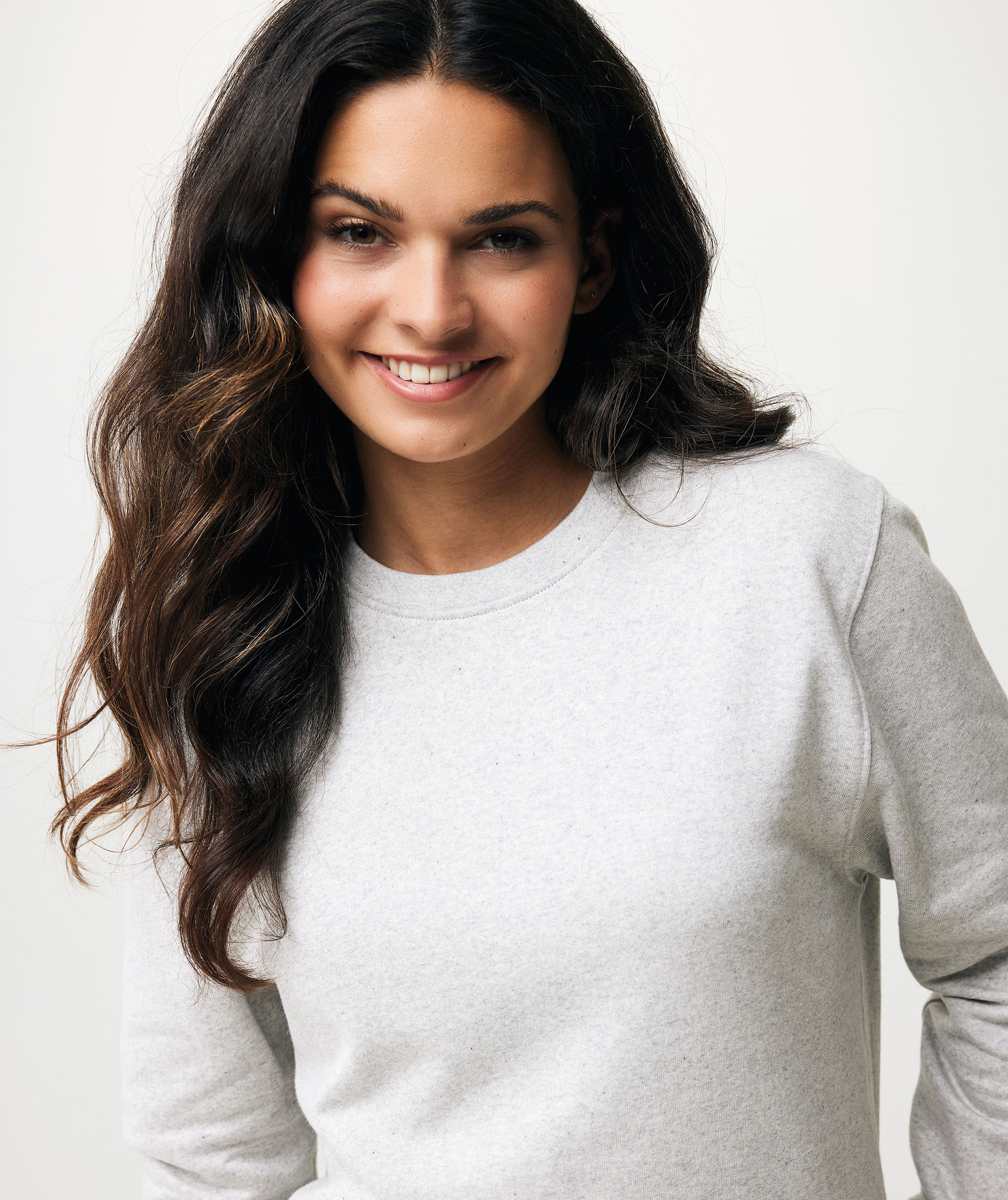 Iqoniq Etosha sweatshirt, Light Heather Grey, large image number 8