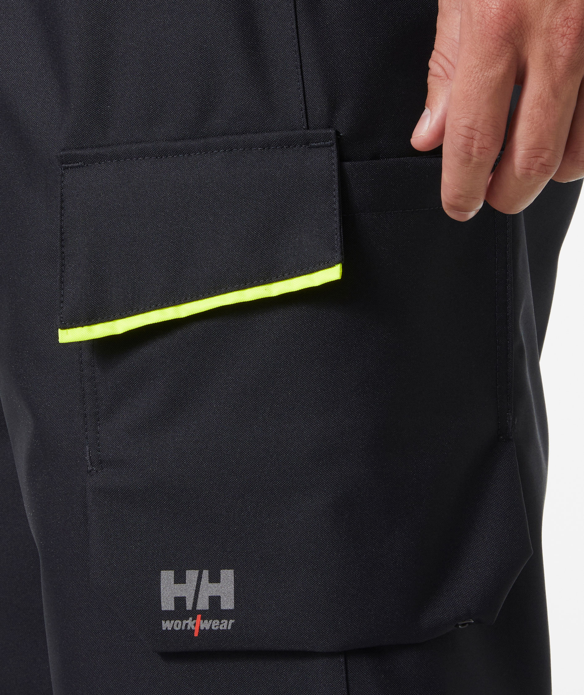 Helly Hansen UC-ME vinterbukse, Hi-vis Gul/Ebony, large image number 4