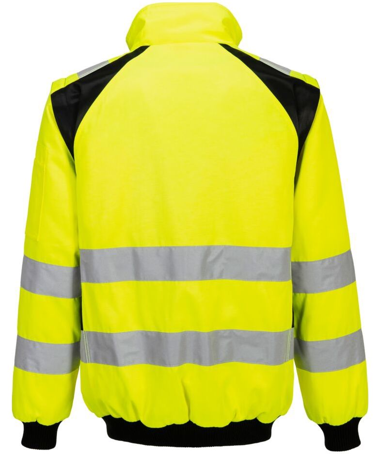 Portwest PW3 3-in-1 pilot jacket, Hi-vis Yellow/Black