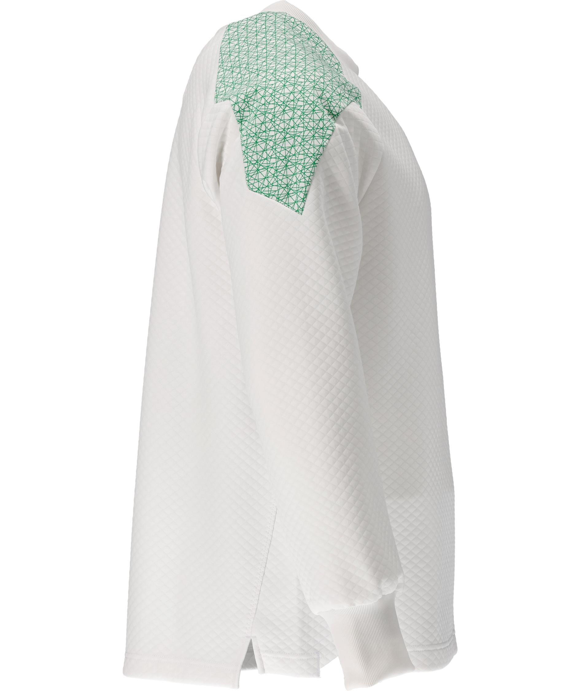 Mascot Food & Care Premium Performance HACCP-approved sweatshirt, White/Grassgreen, large image number 3