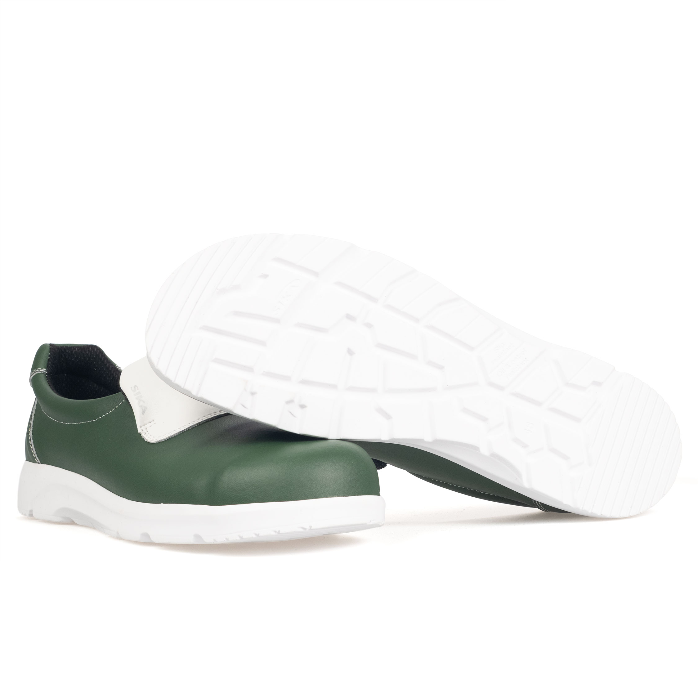 2. sortering Sika OptimaX sikkerhedssko S2, Gr&oslash;n/Hvid