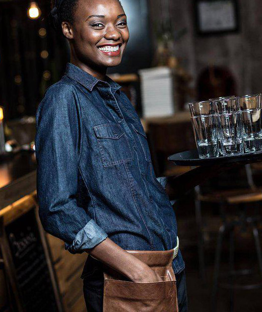 Segers 0569 holster for waiter's purse, Brown, Brown, large image number 2