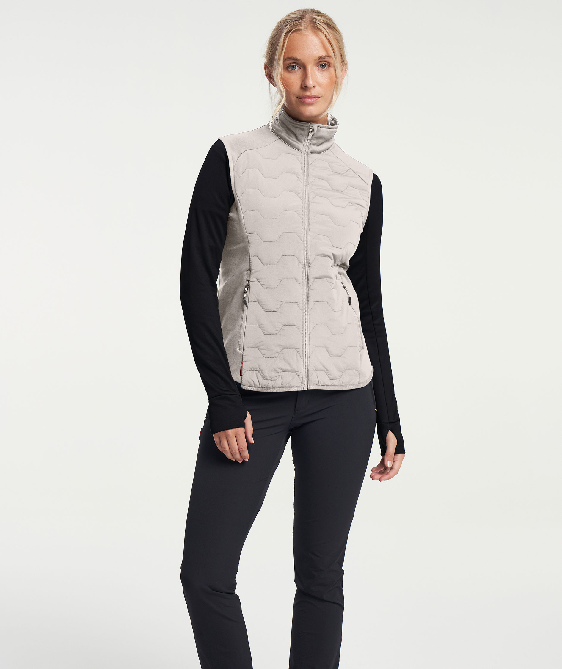 Tenson TXlite women's hybrid vest, Sand