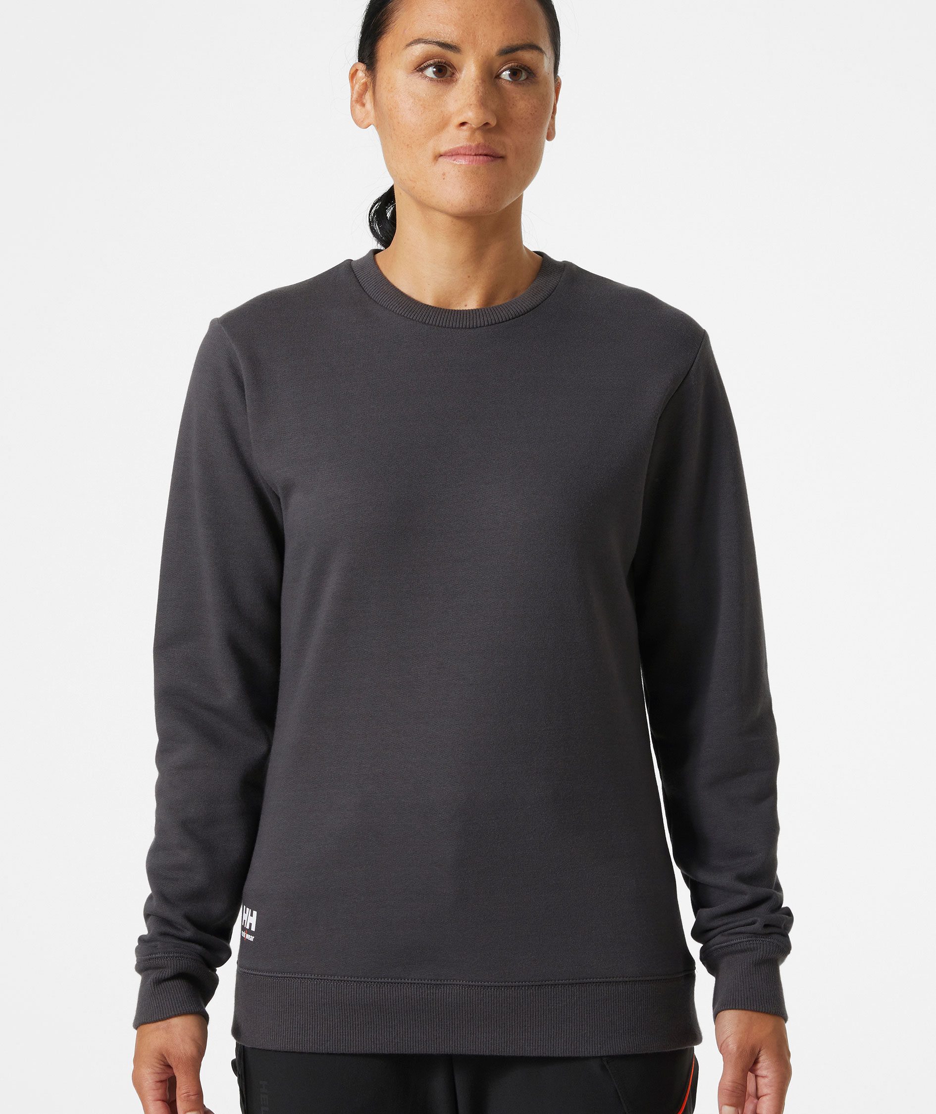 Helly Hansen Classic dame sweatshirt, Dark Grey, large image number 1