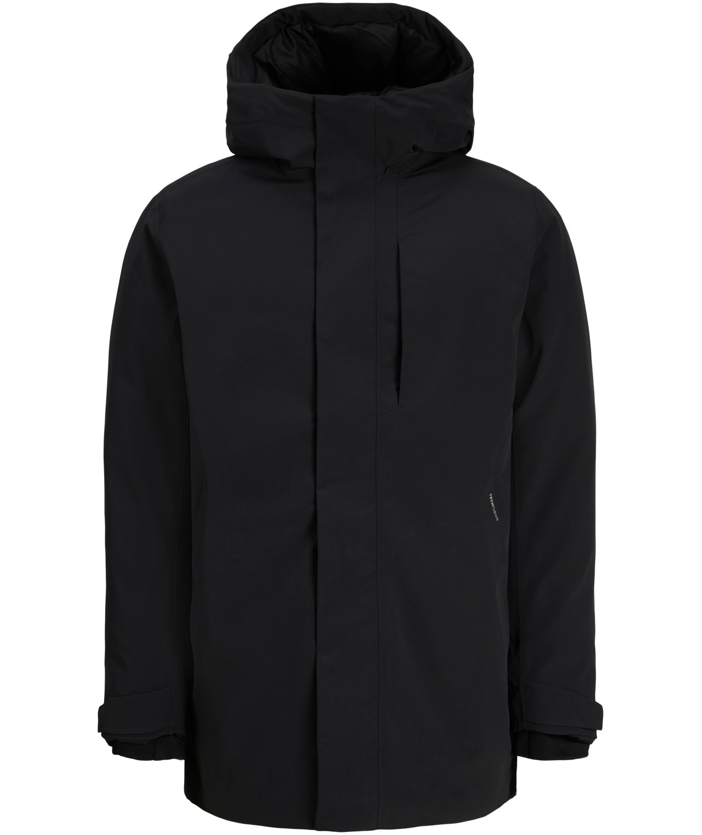 Jack & Jones JJEKEEN Winter Parka, Schwarz, Schwarz, swatch