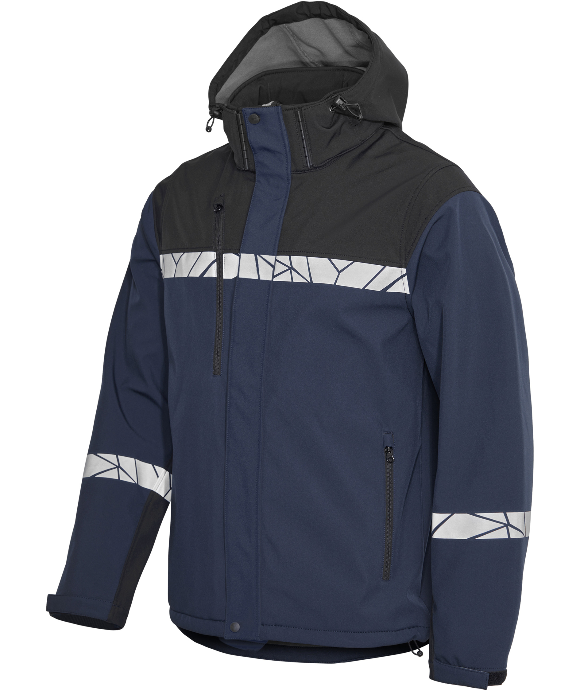 ProJob softshell jacket 7400, Marine Blue/Black, large image number 6