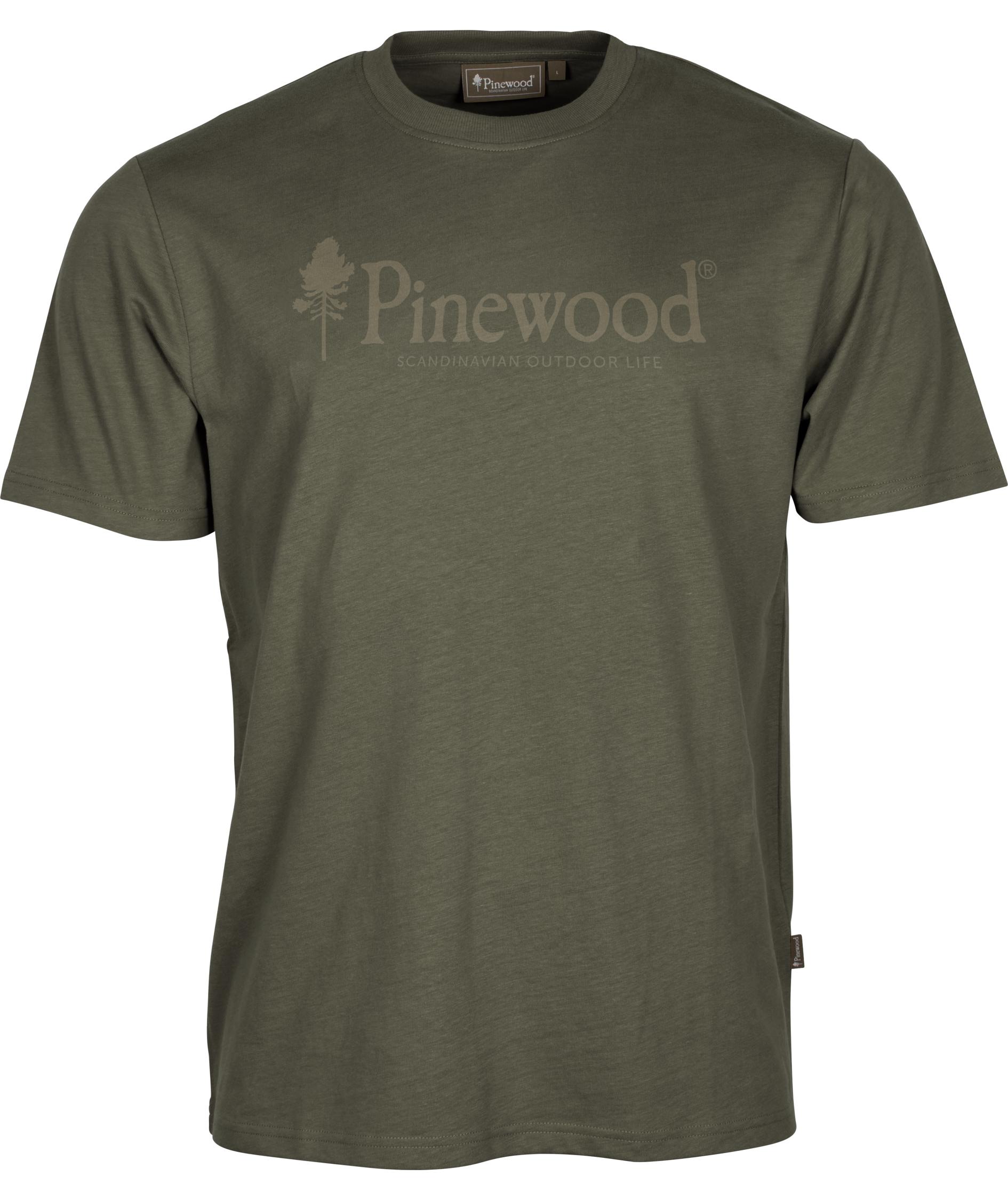 Pinewood Outdoor Life T-shirt, Dark Green